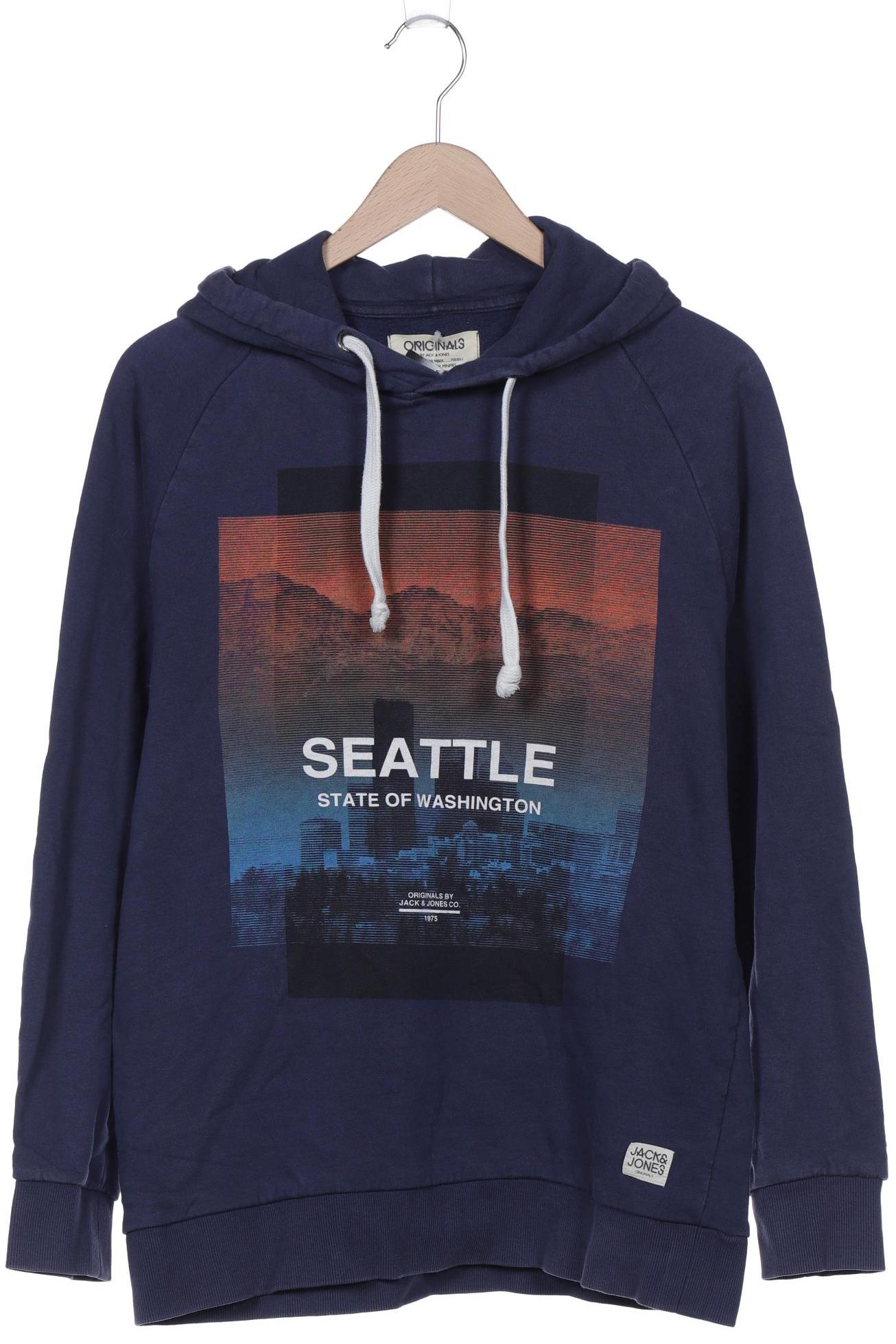 

Jack & Jones Herren Kapuzenpullover, marineblau, Gr. 54