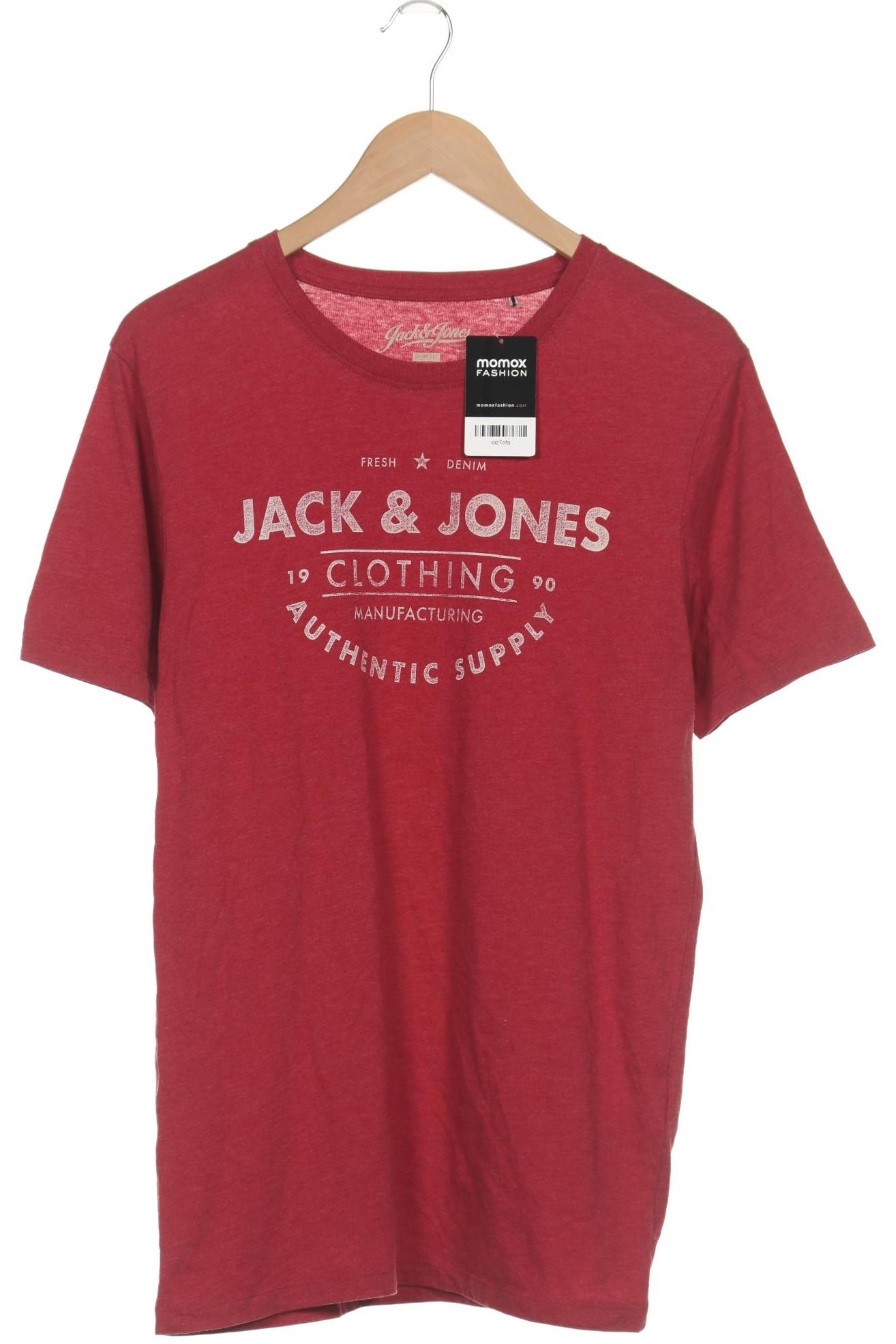 

Jack & Jones Herren T-Shirt, bordeaux, Gr. 52