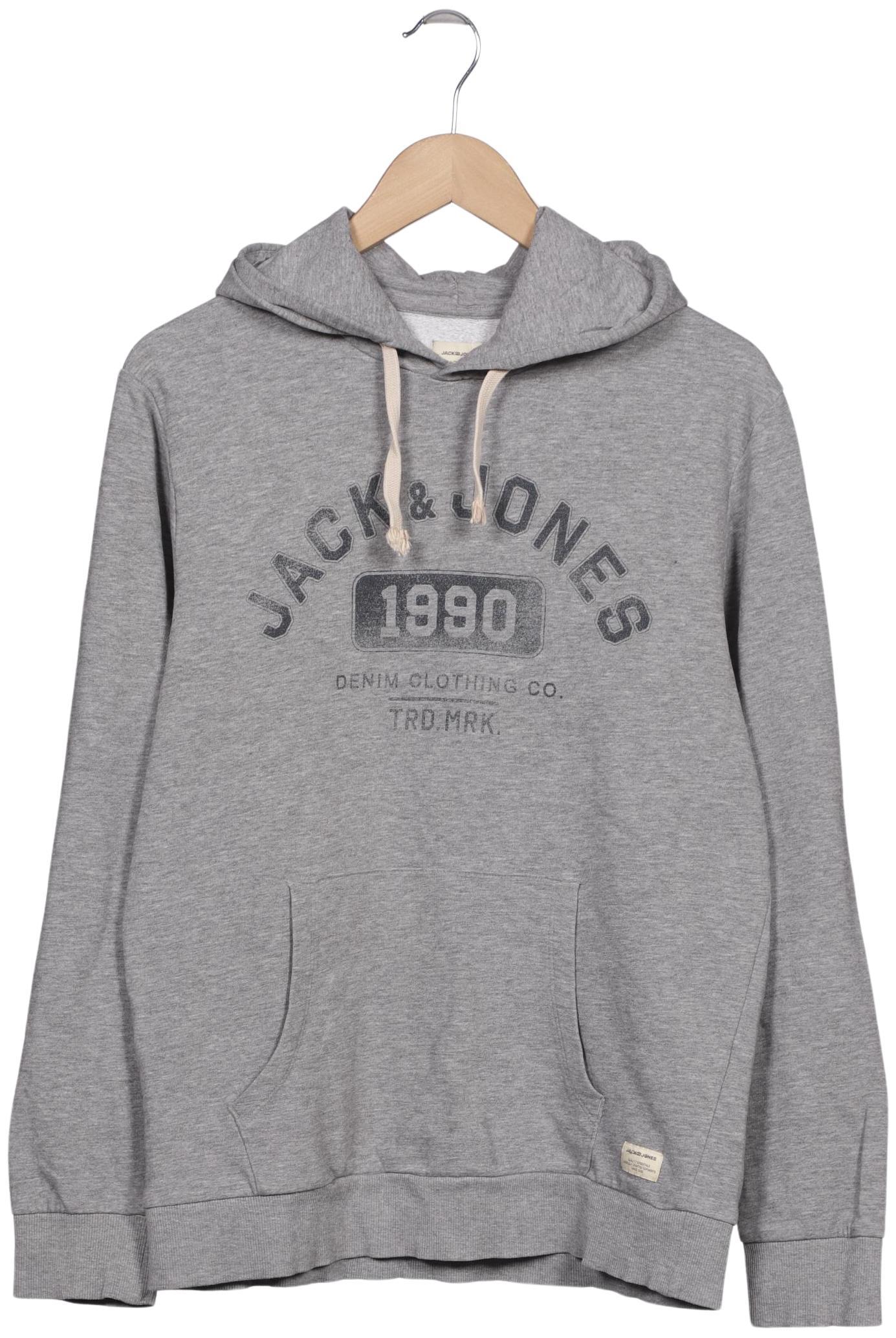 

Jack & Jones Herren Kapuzenpullover, grau, Gr. 52