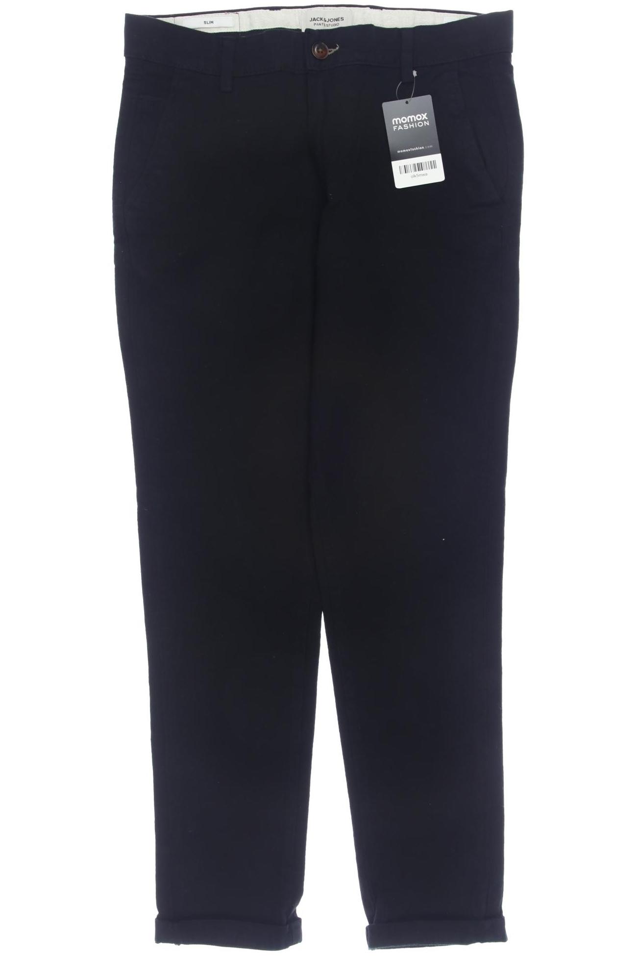 

Jack & Jones Herren Stoffhose, schwarz, Gr. 30