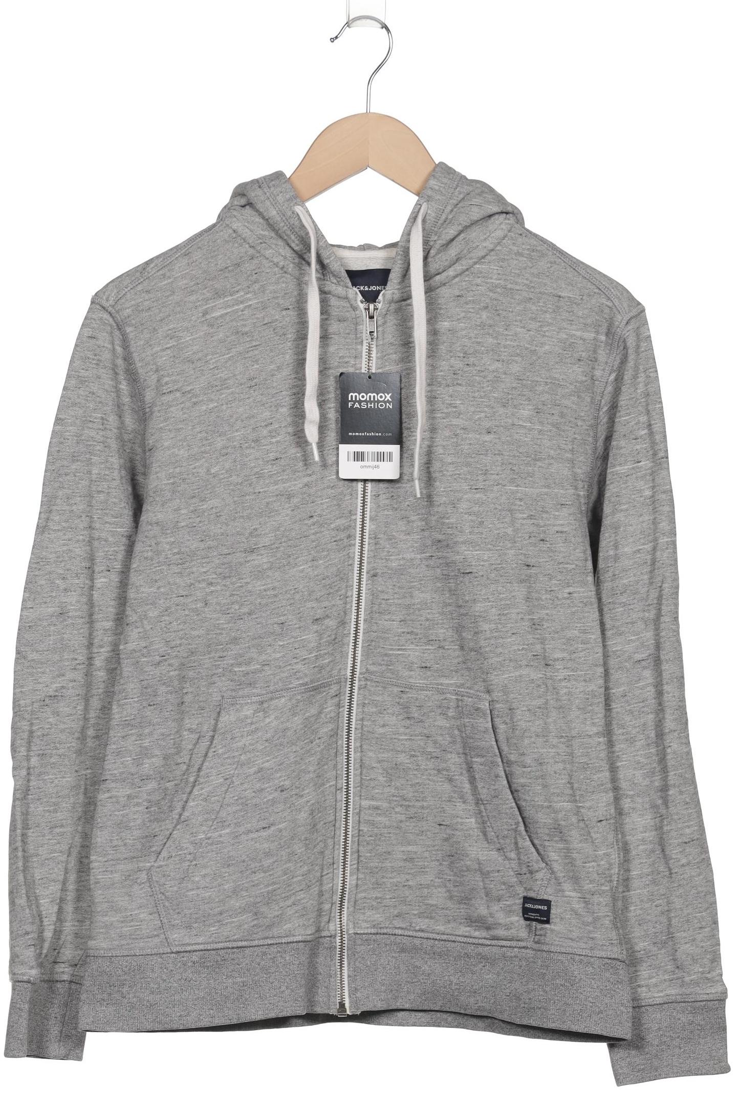 

Jack & Jones Herren Kapuzenpullover, grau, Gr. 46