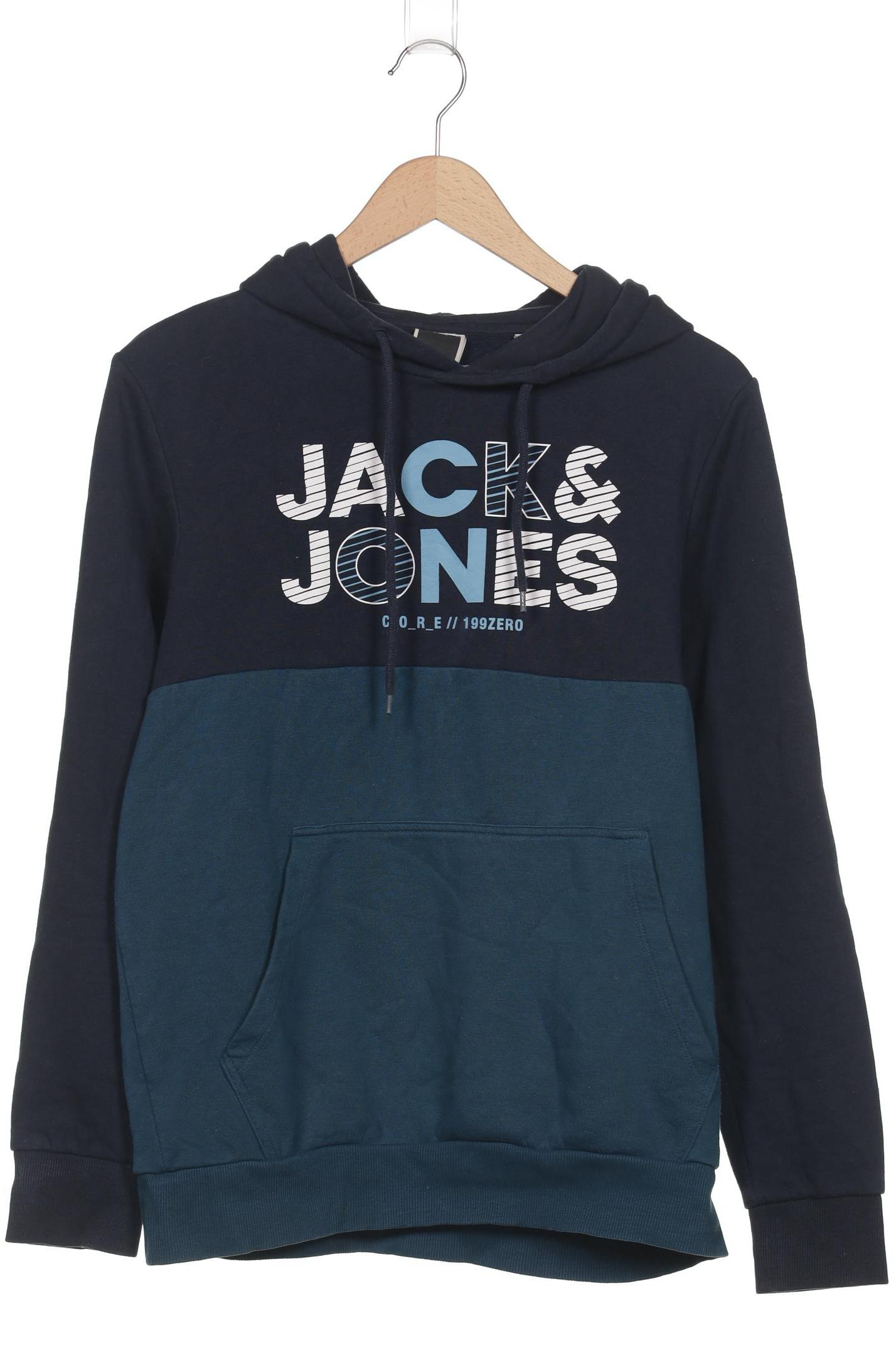 

Jack & Jones Herren Kapuzenpullover, blau, Gr. 48