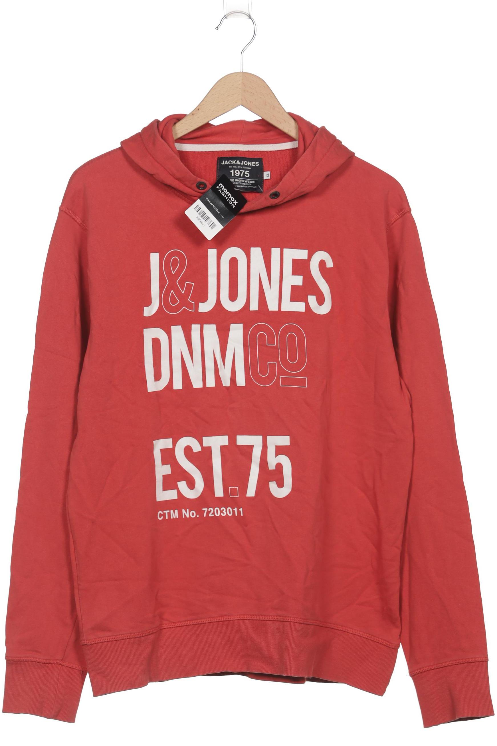 

Jack & Jones Herren Kapuzenpullover, rot, Gr. 54