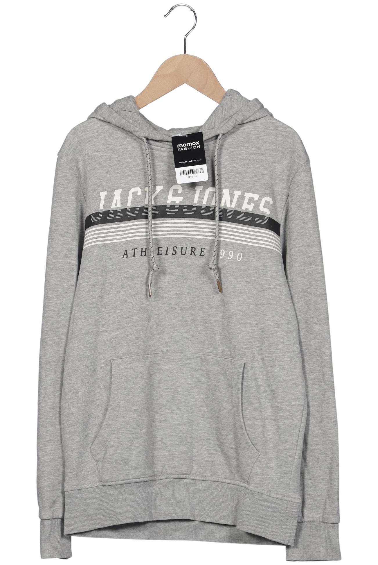 

Jack & Jones Herren Kapuzenpullover, grau, Gr. 46
