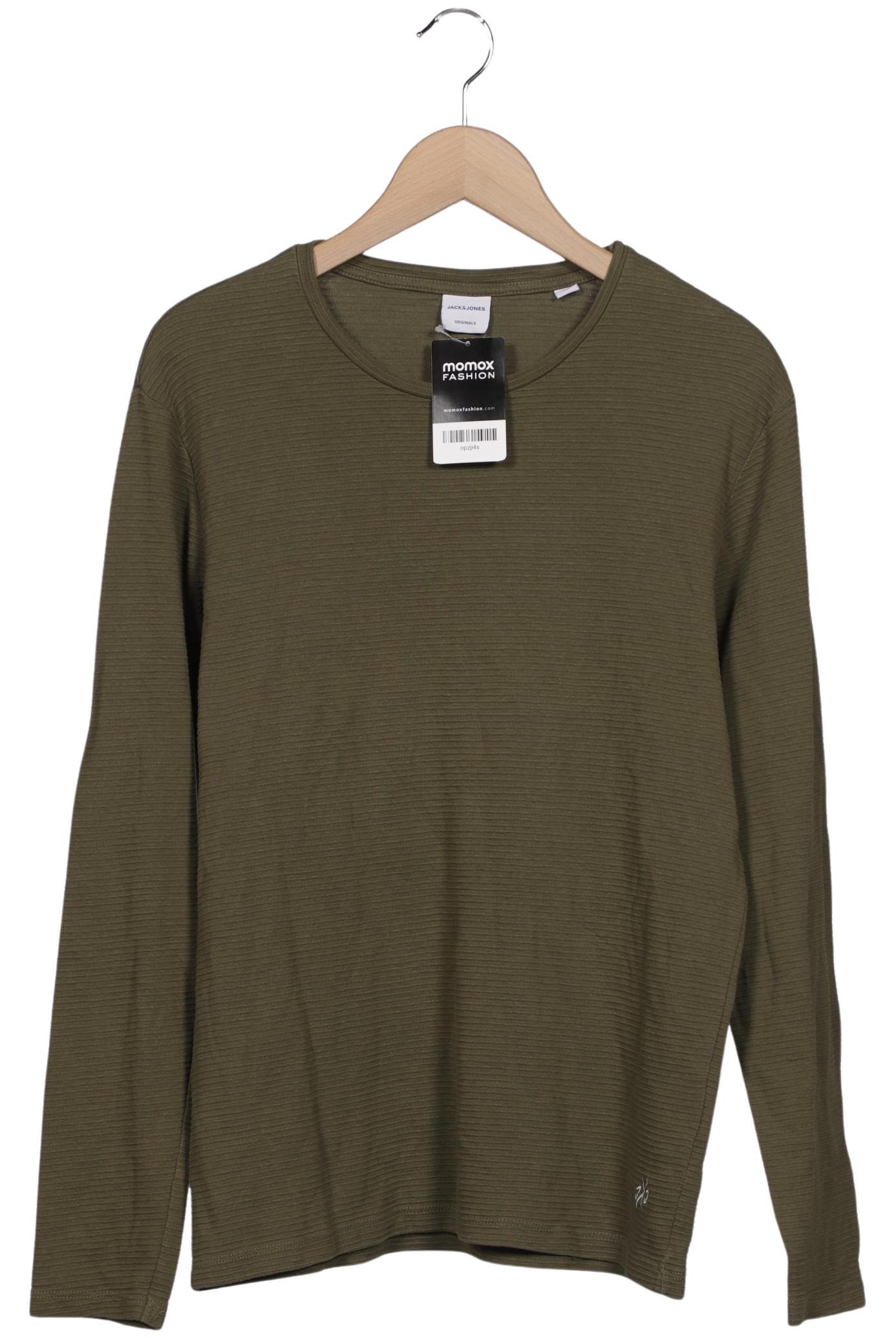 Thumbnail - Jack &amp; Jones Herren Langarmshirt, grün, Gr. 48