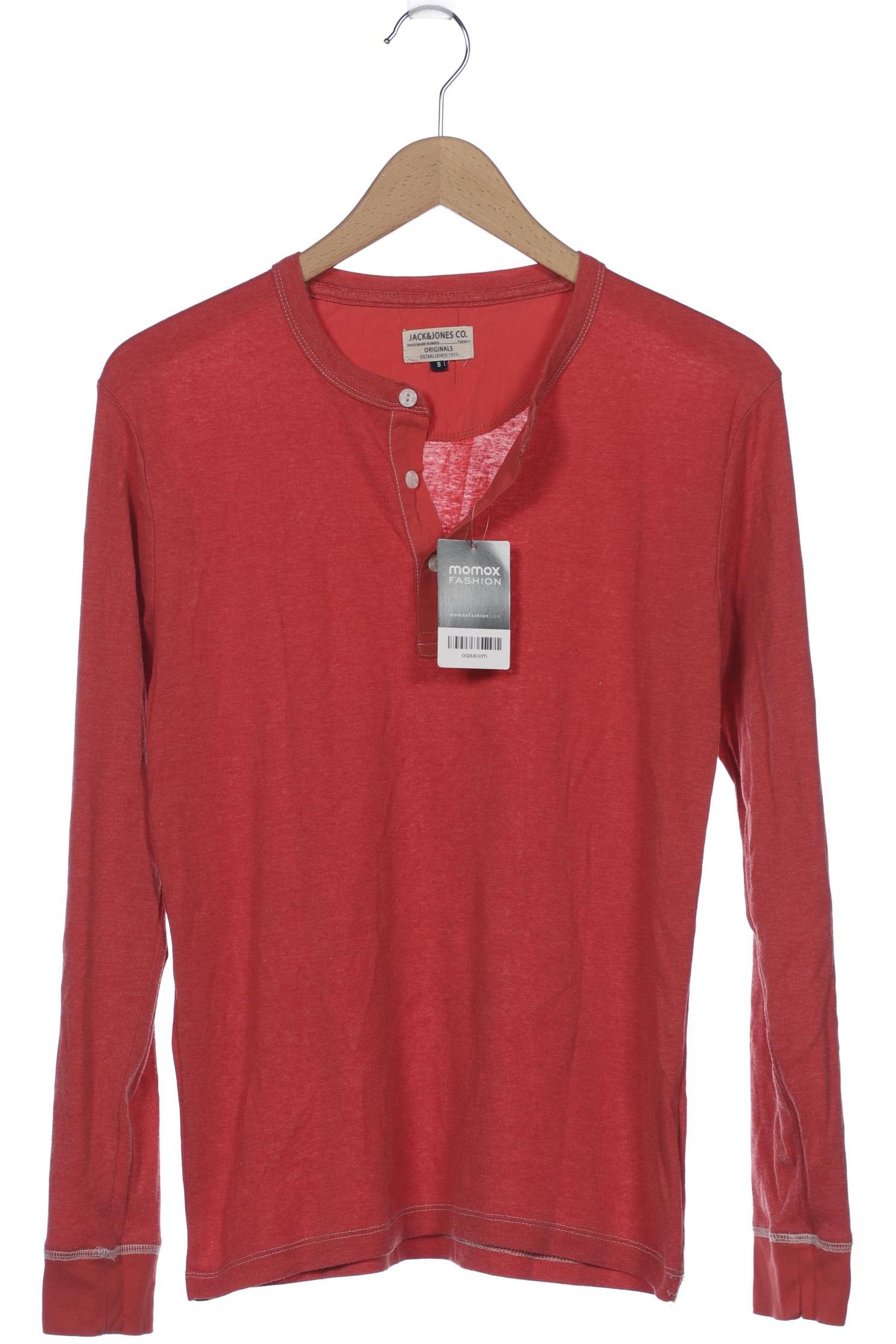 

JACK & JONES Herren Langarmshirt, rot