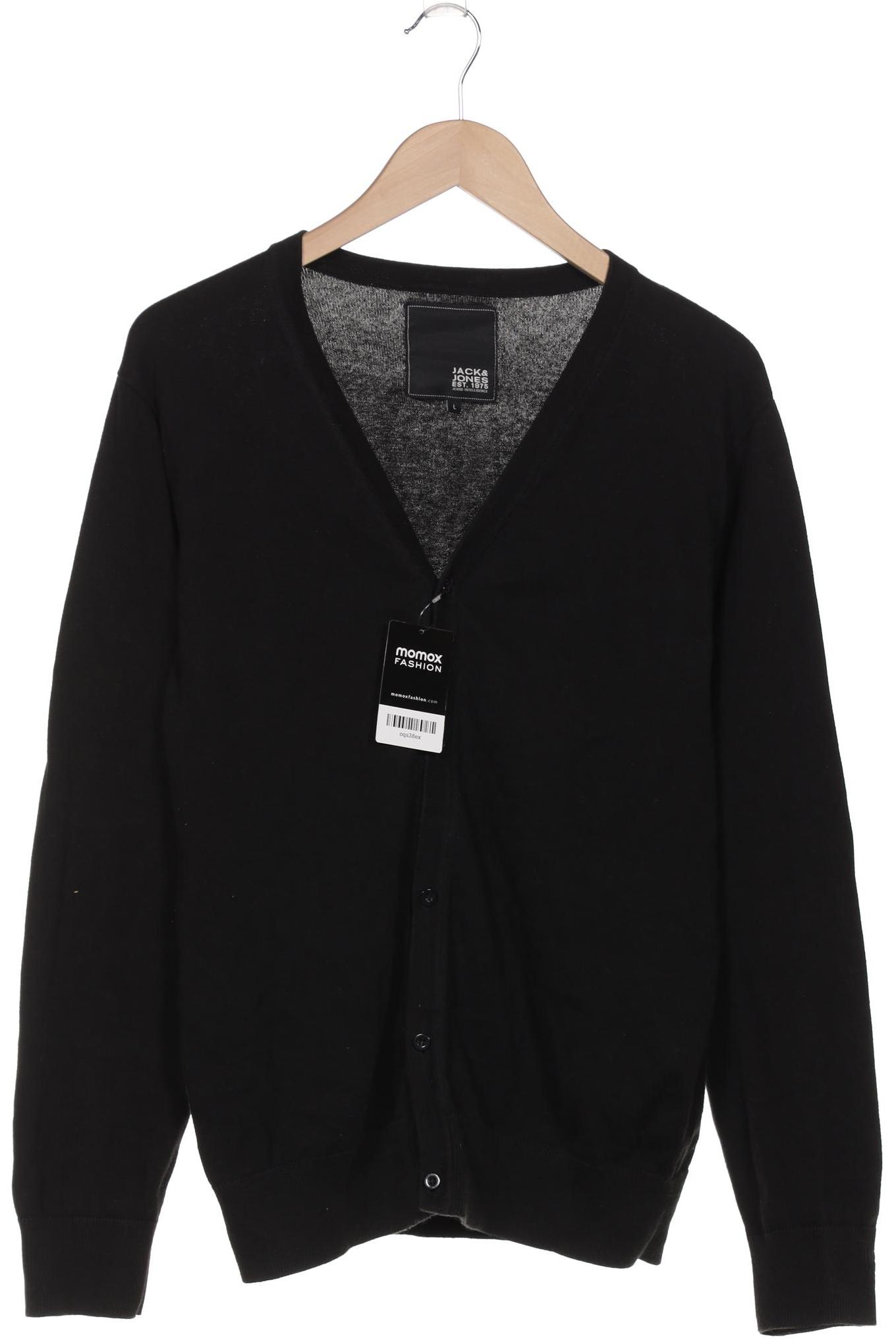

Jack & Jones Herren Strickjacke, schwarz, Gr. 52