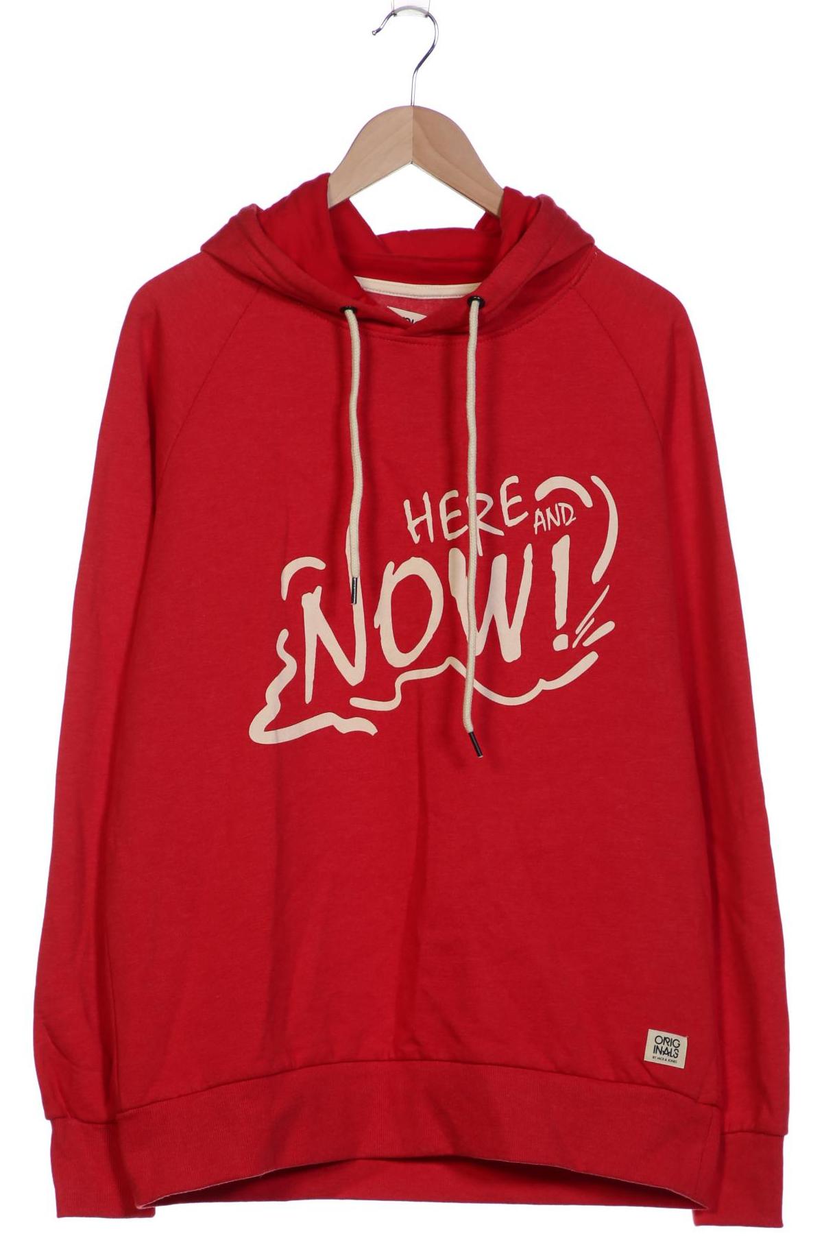 

Jack & Jones Herren Kapuzenpullover, rot, Gr. 54