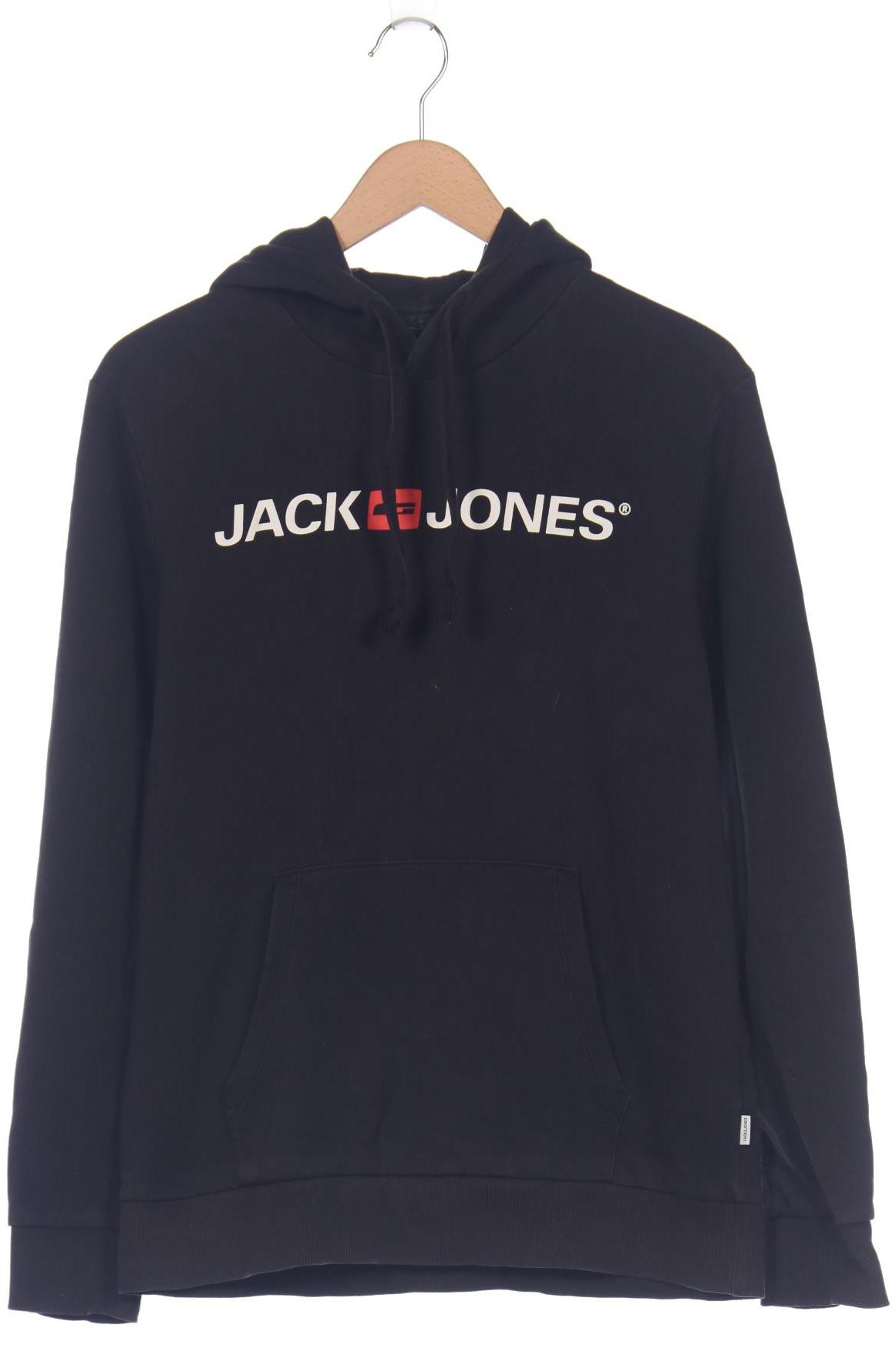 

Jack & Jones Herren Kapuzenpullover, schwarz, Gr. 48
