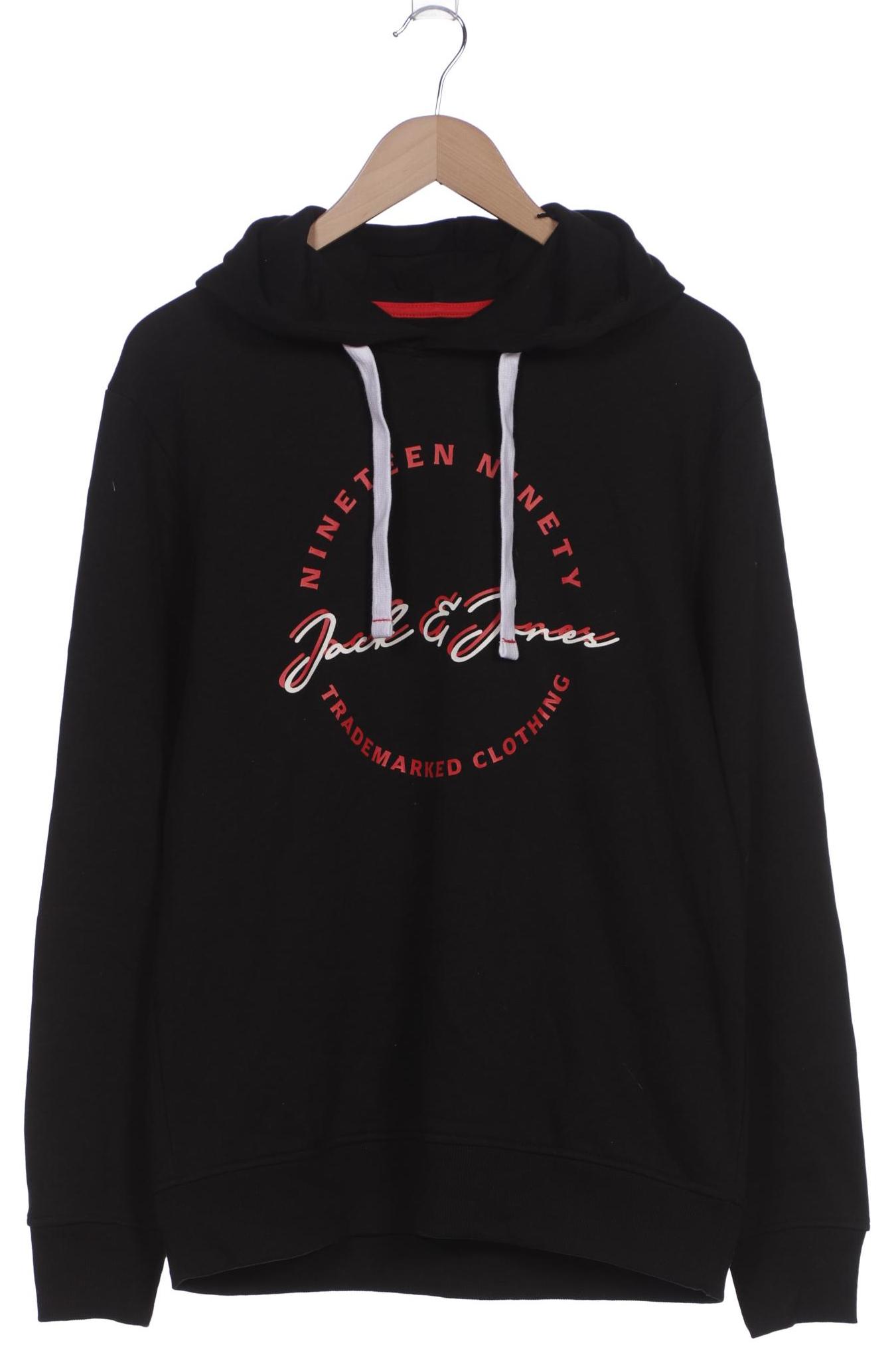 

Jack & Jones Herren Kapuzenpullover, schwarz, Gr. 52