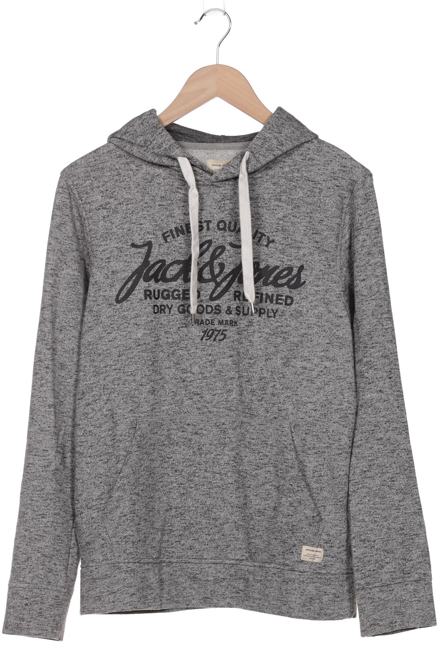 

Jack & Jones Herren Kapuzenpullover, grau, Gr. 46