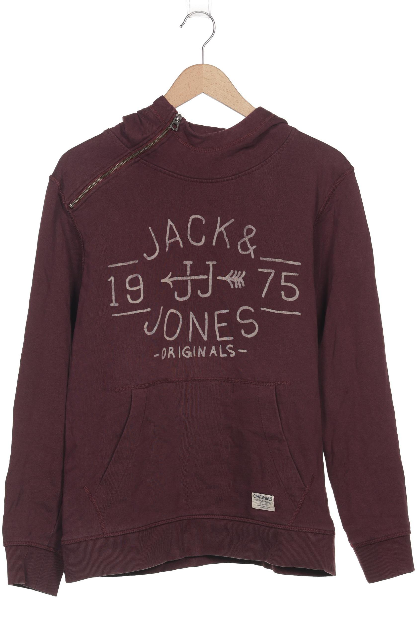 

Jack & Jones Herren Kapuzenpullover, bordeaux, Gr. 52