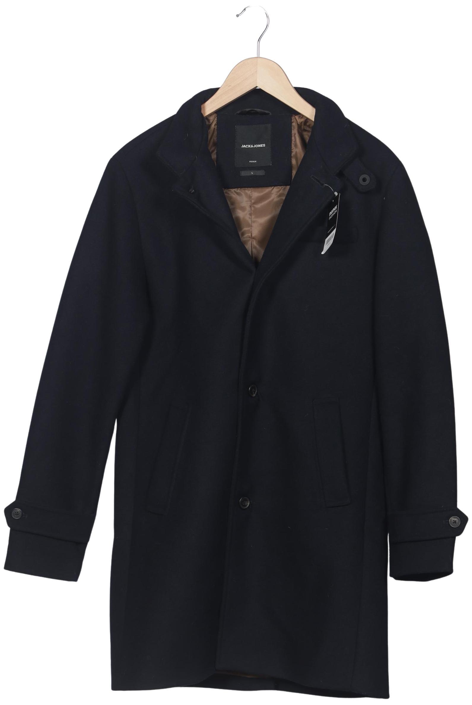 Thumbnail - Jack &amp; Jones Herren Mantel, marineblau, Gr. 52