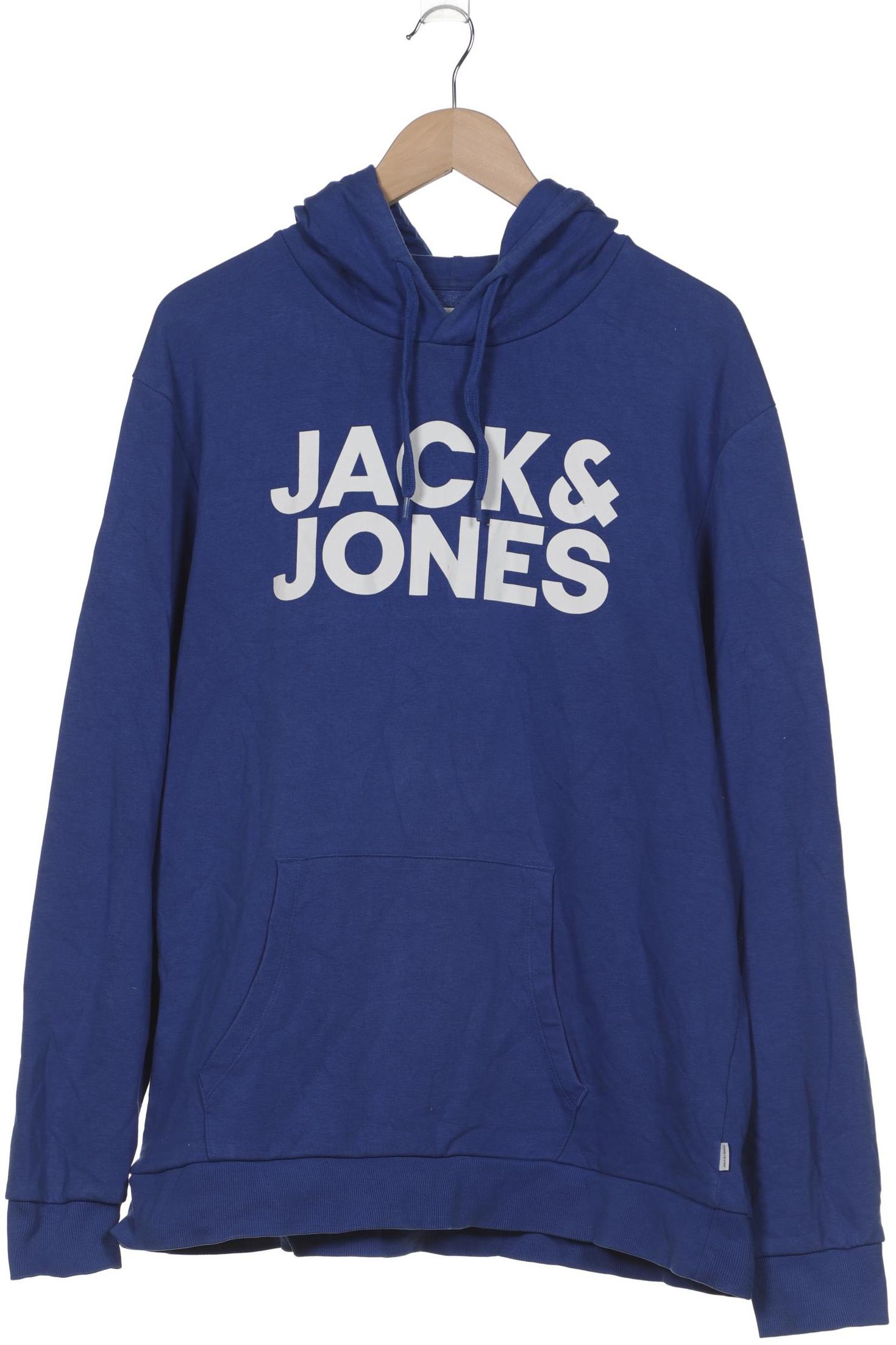 

Jack & Jones Herren Kapuzenpullover, blau, Gr. 56