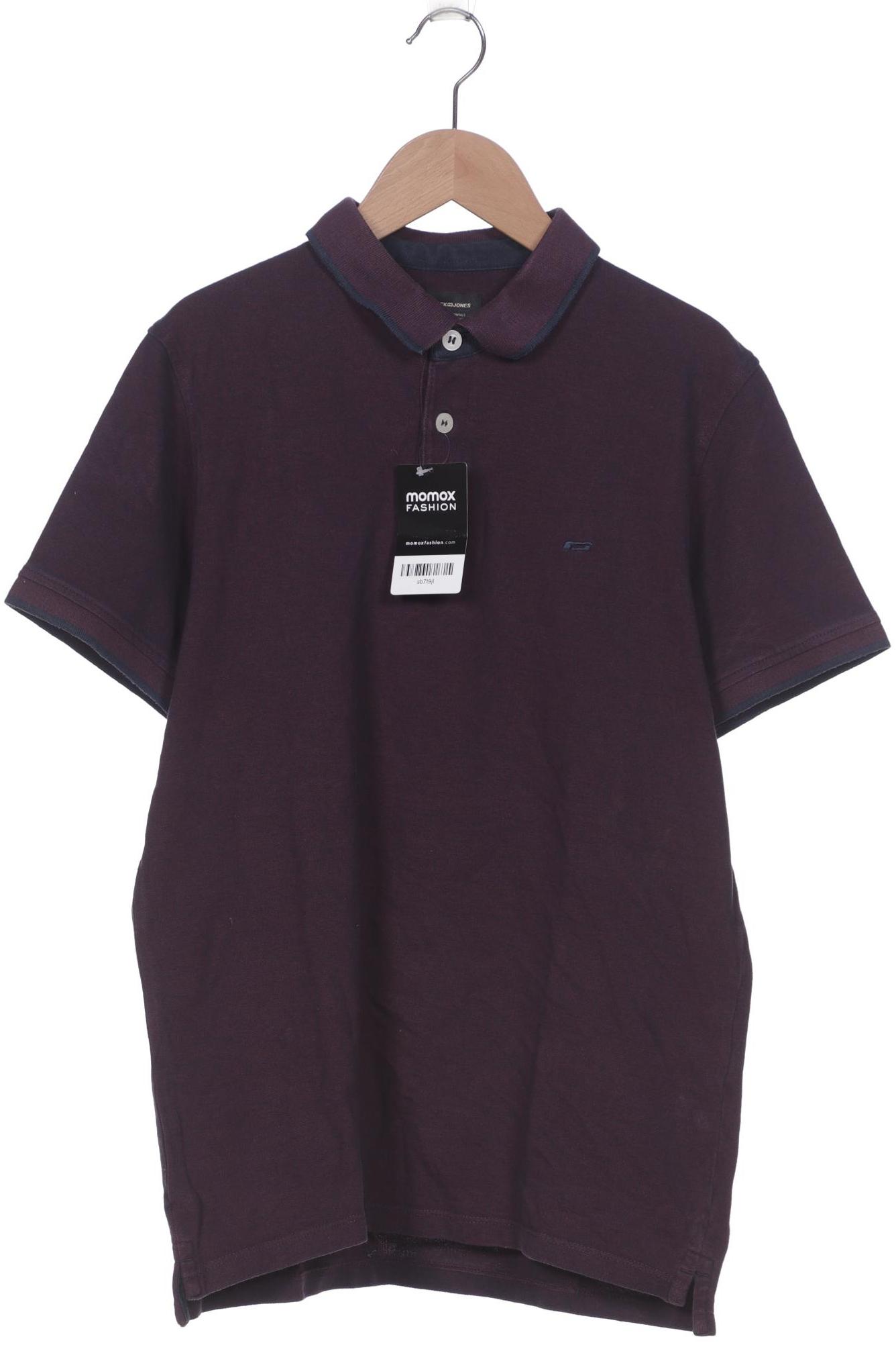 

Jack & Jones Herren Poloshirt, bordeaux, Gr. 52