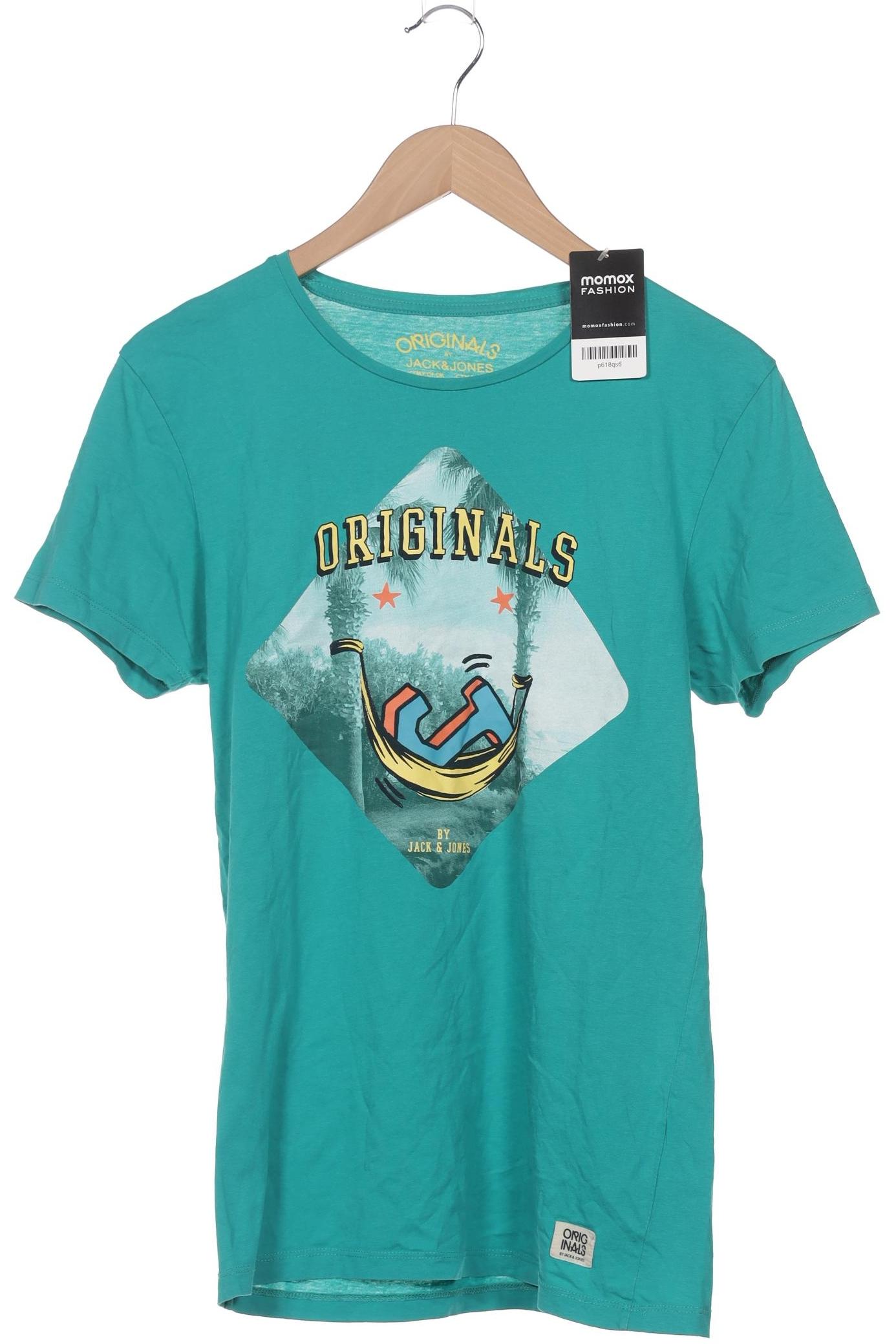 

Jack & Jones Herren T-Shirt, türkis, Gr. 48