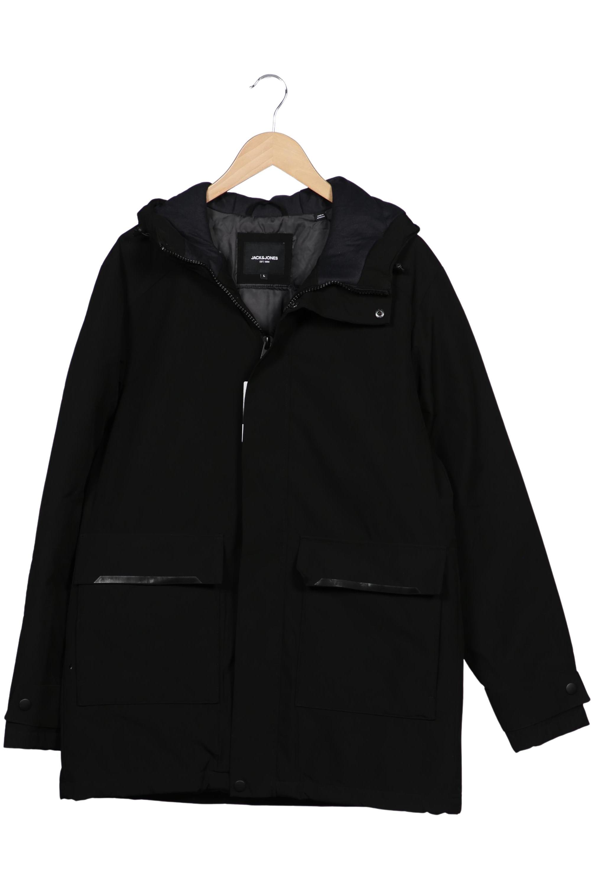 

Jack & Jones Herren Mantel, schwarz, Gr. 52