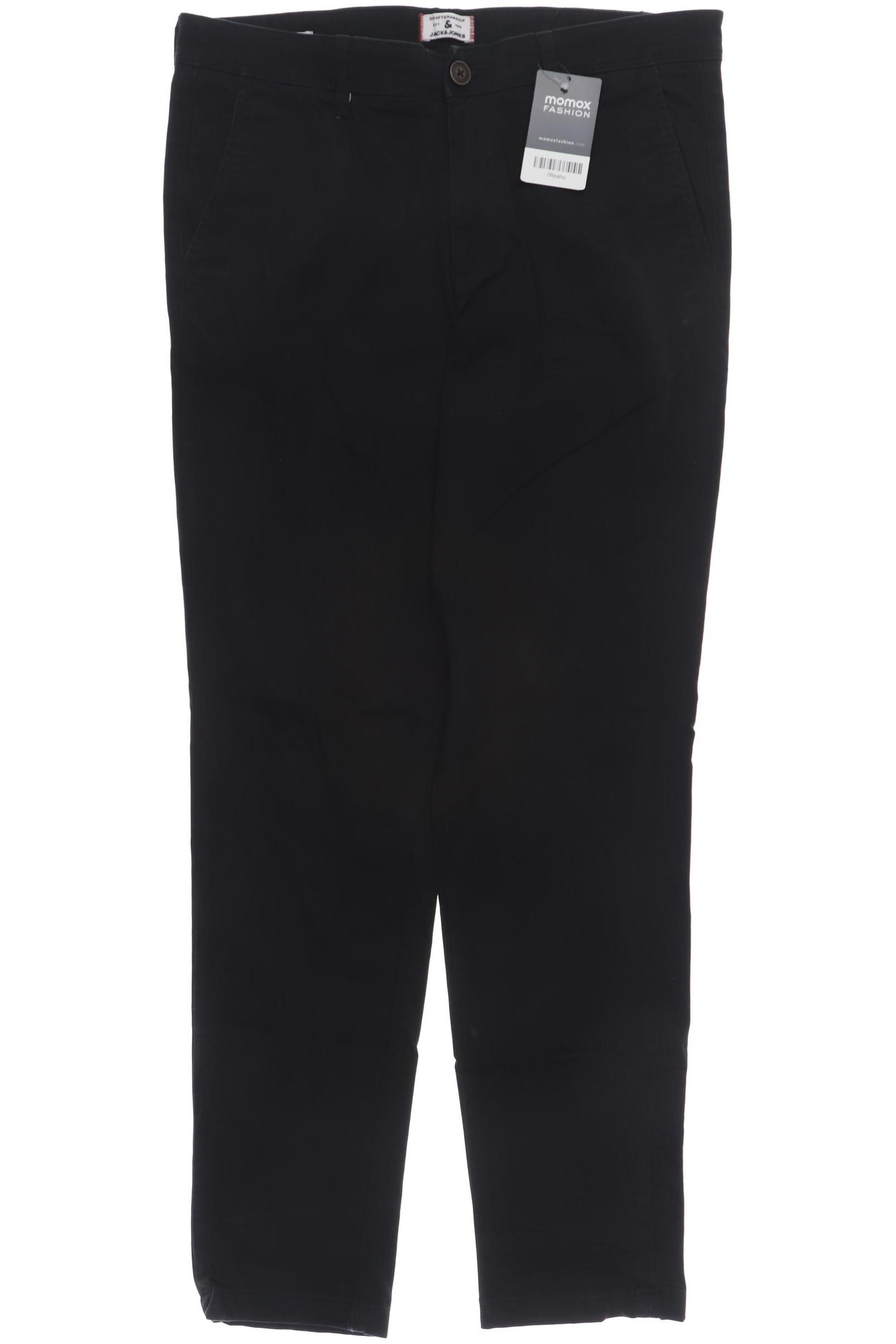 

JACK & JONES Herren Stoffhose, schwarz
