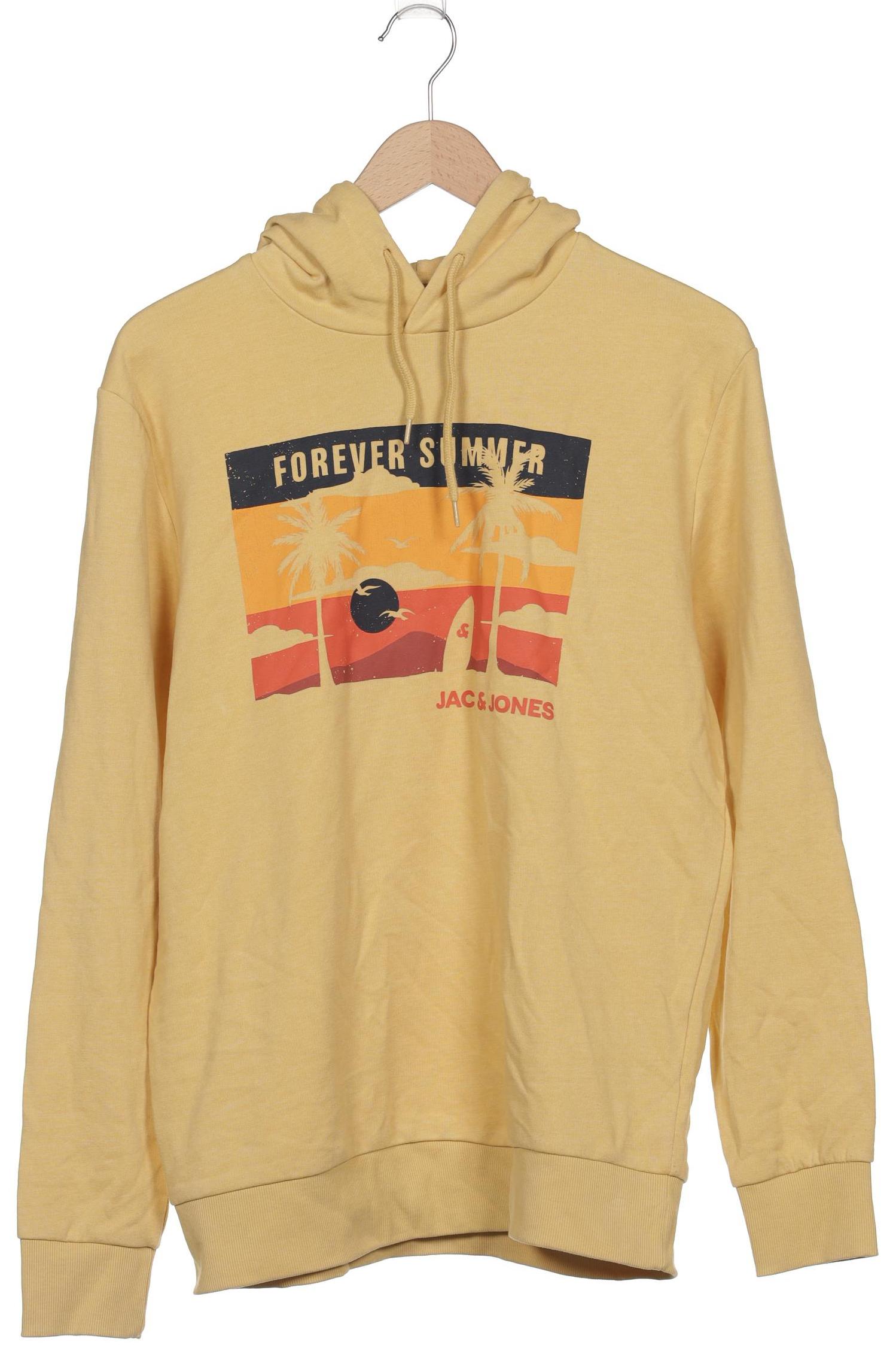 

Jack & Jones Herren Kapuzenpullover, gelb, Gr. 52