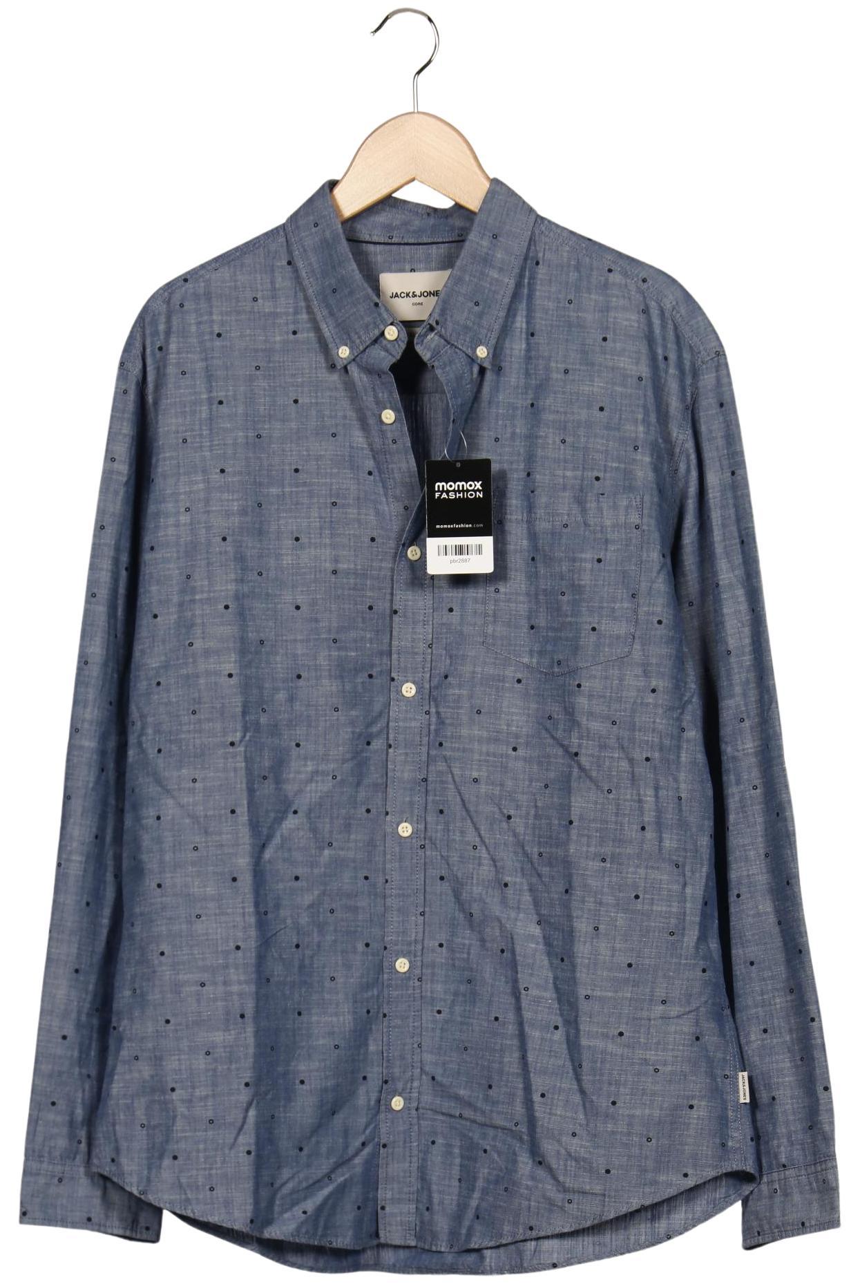 

Jack & Jones Herren Hemd, blau, Gr. 56