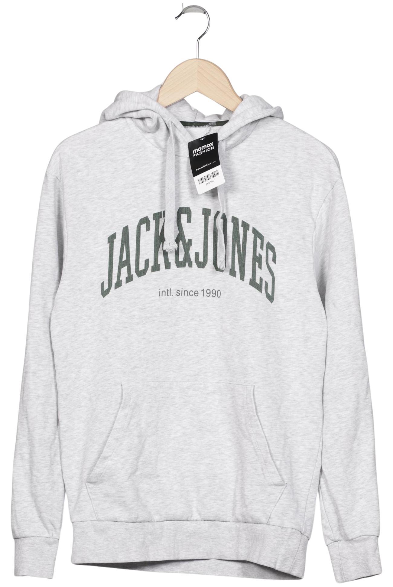 

Jack & Jones Herren Kapuzenpullover, grau, Gr. 46