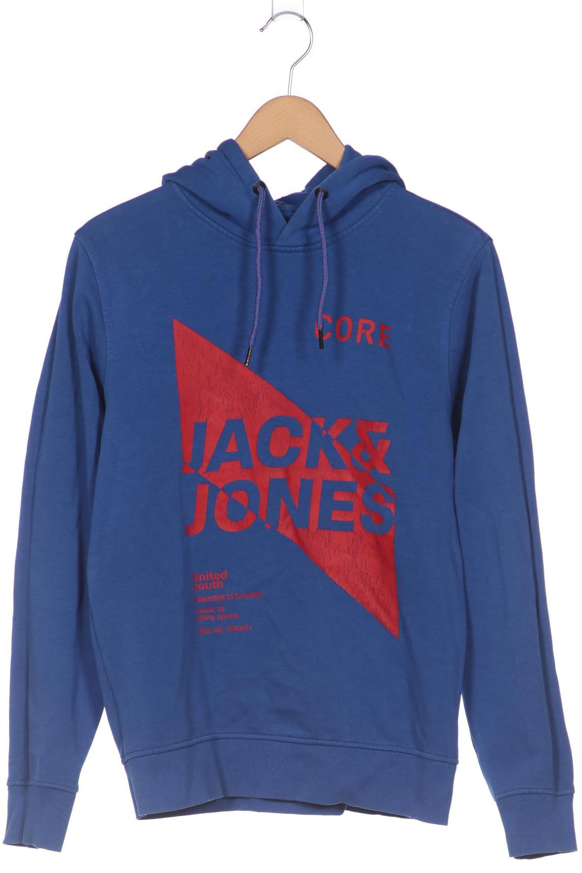 

Jack & Jones Herren Kapuzenpullover, blau, Gr. 46