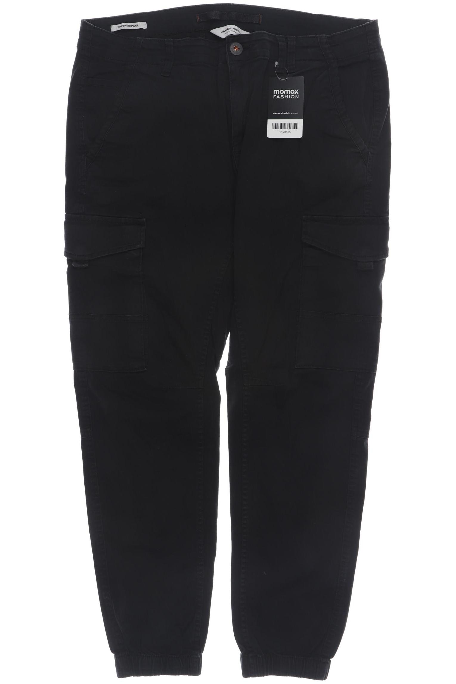 

JACK & JONES Herren Stoffhose, schwarz