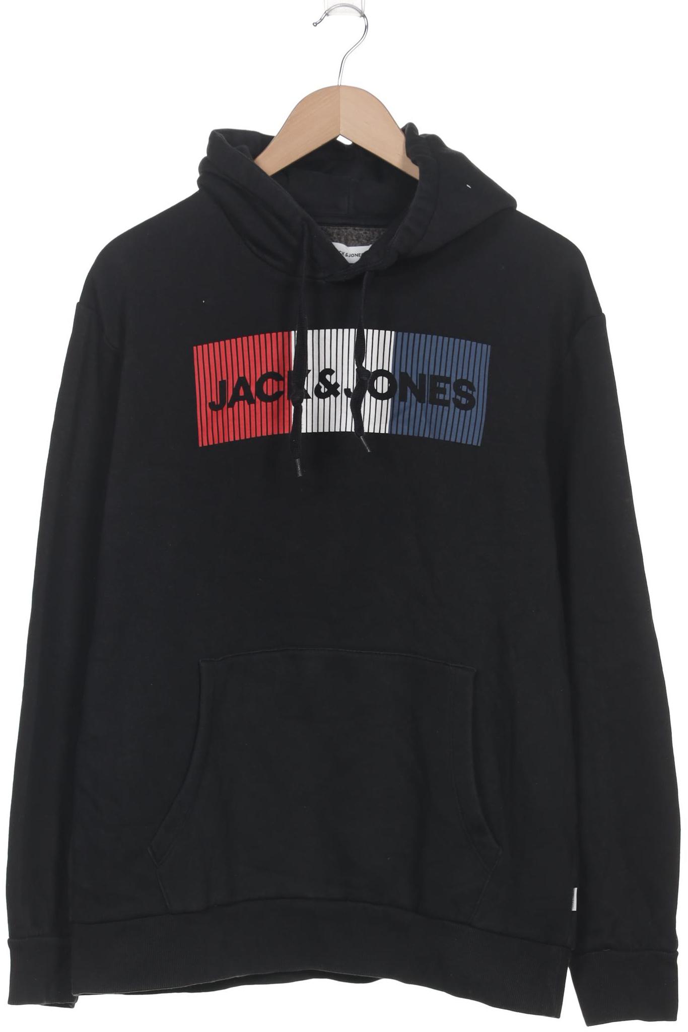 

Jack & Jones Herren Kapuzenpullover, schwarz, Gr. 54