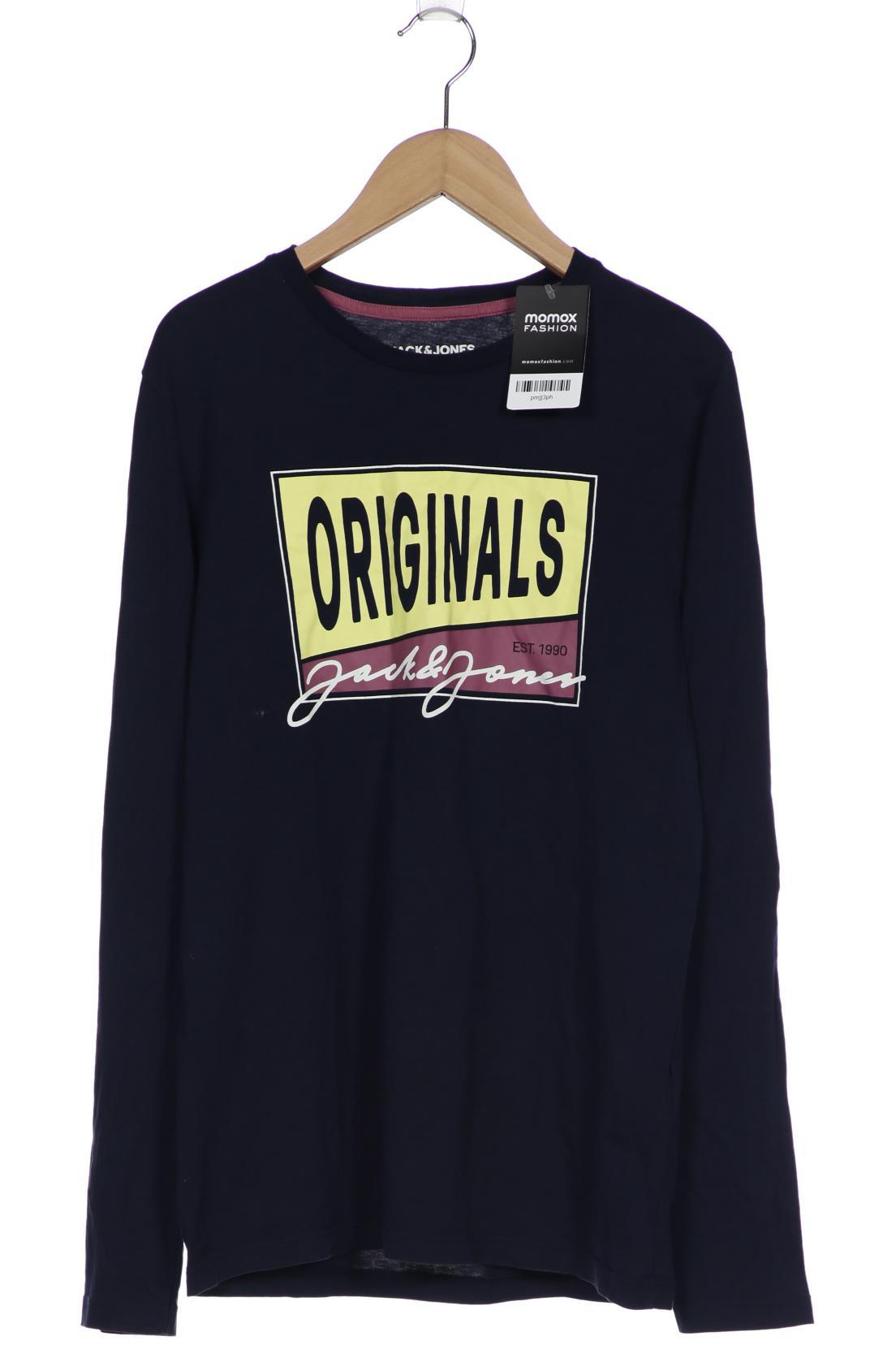 

JACK & JONES Herren Langarmshirt, marineblau