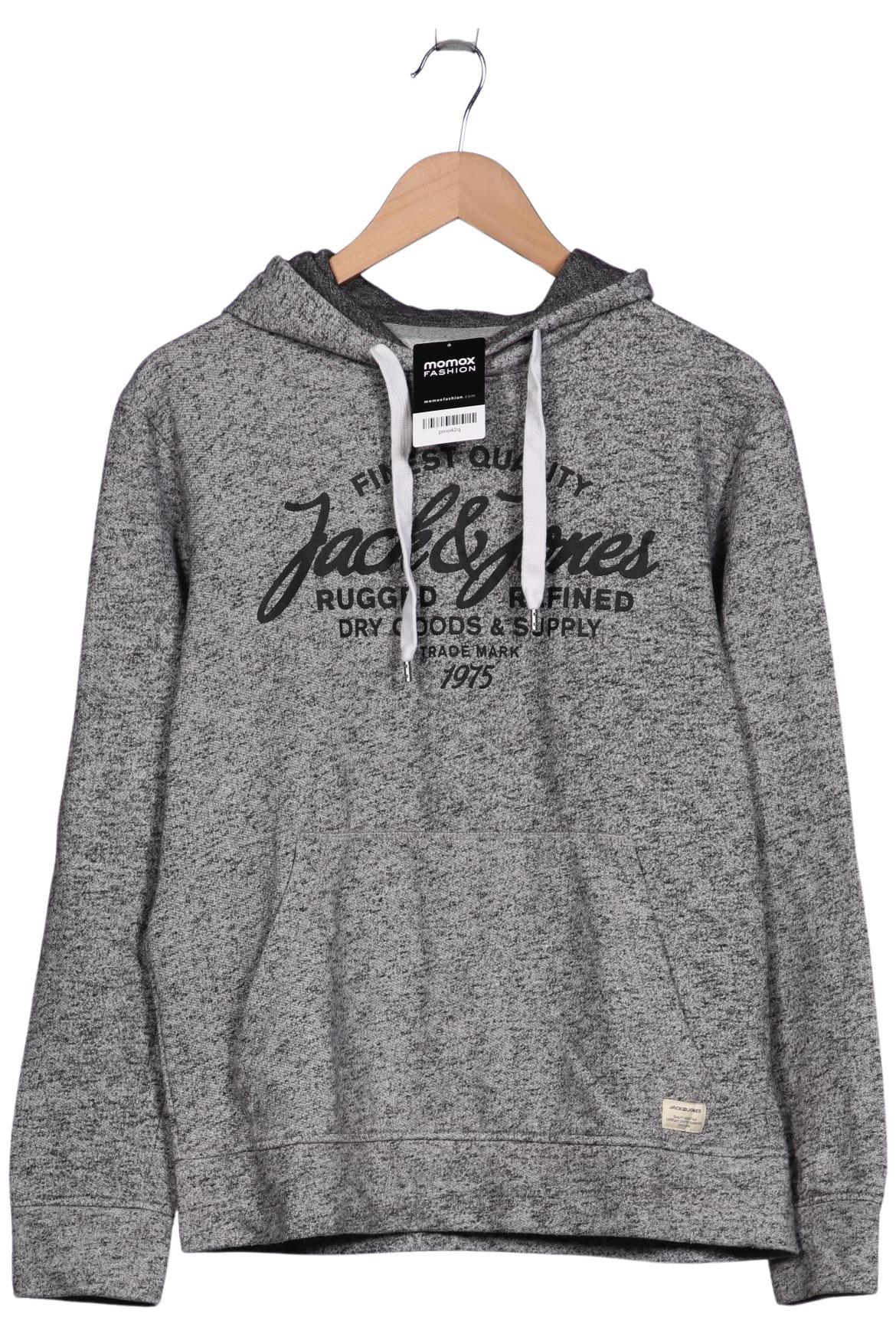 

Jack & Jones Herren Kapuzenpullover, grau, Gr. 48