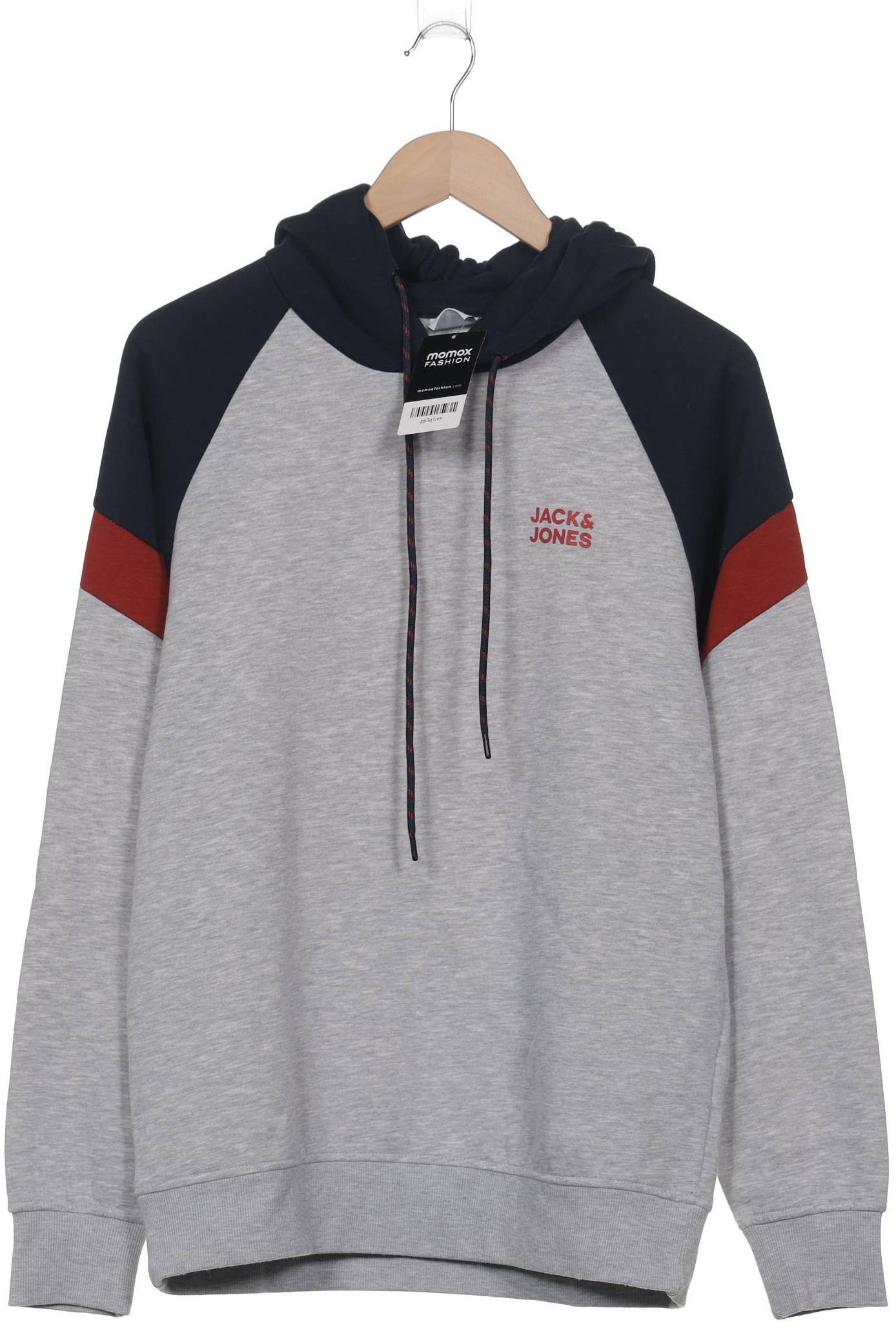 

Jack & Jones Herren Kapuzenpullover, grau, Gr. 52