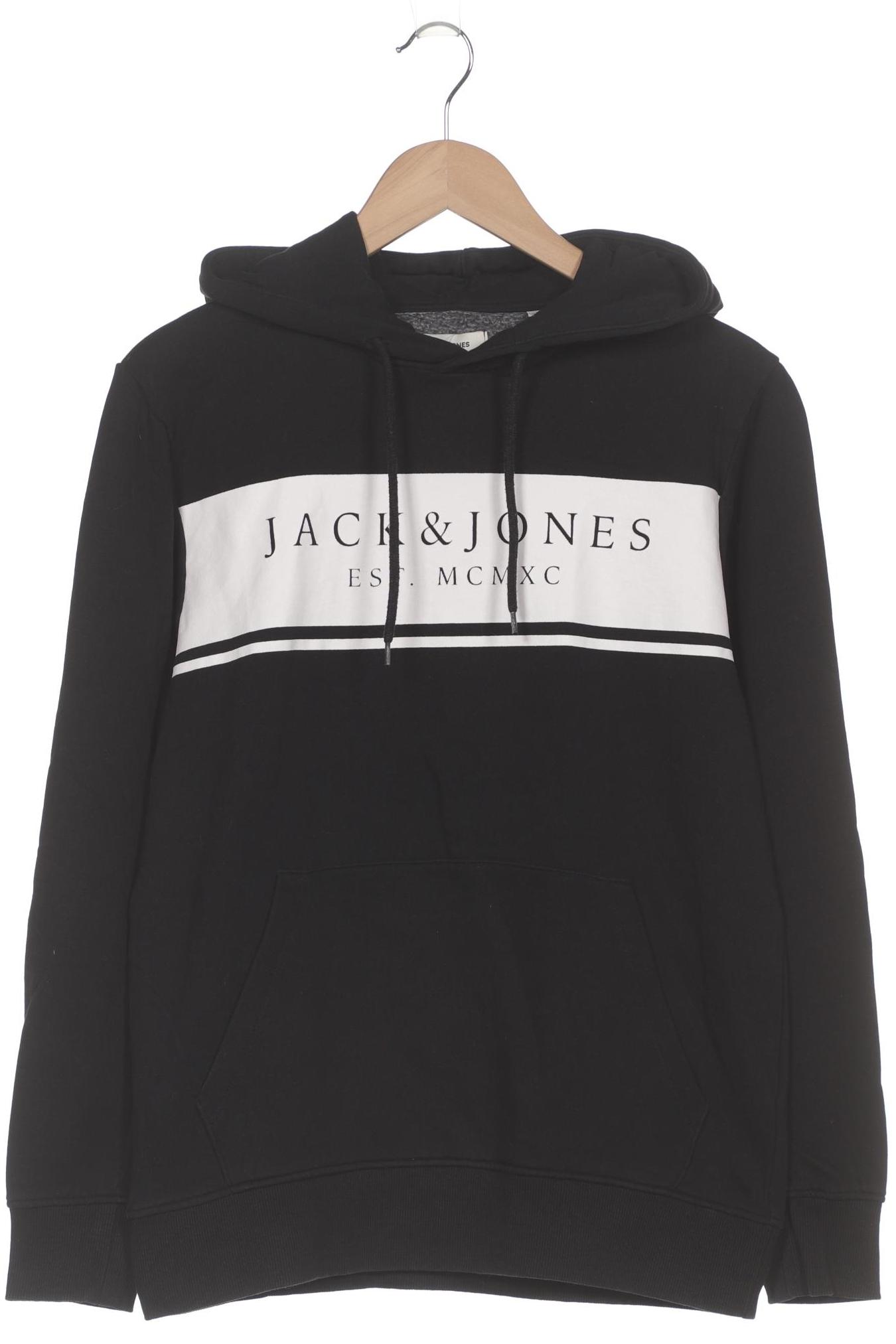 

Jack & Jones Herren Kapuzenpullover, schwarz, Gr. 48