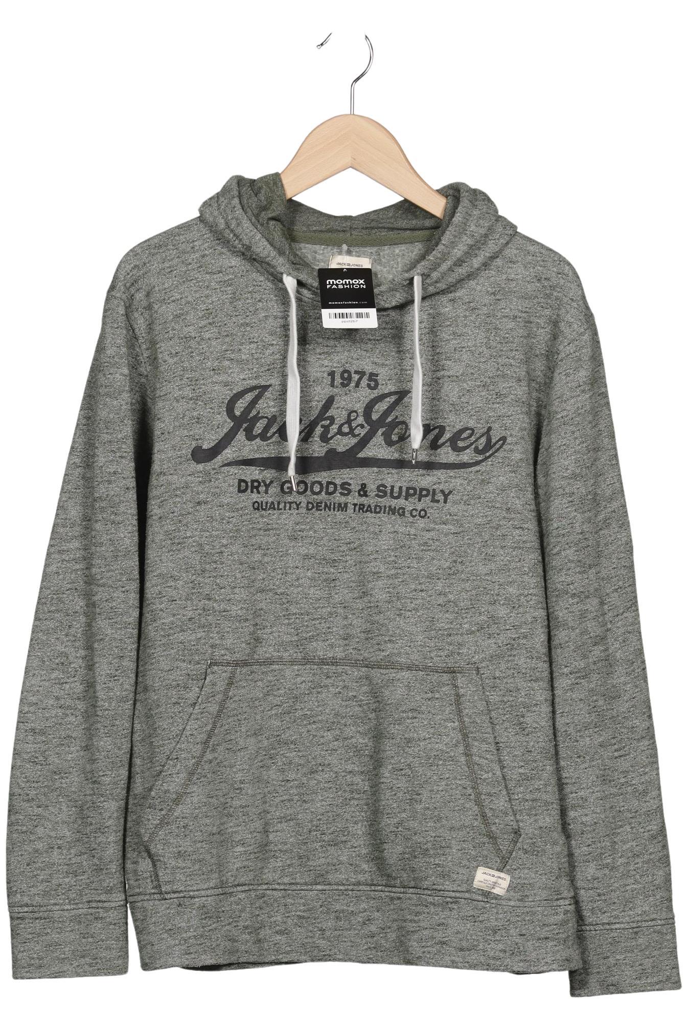 

Jack & Jones Herren Kapuzenpullover, grau, Gr. 52