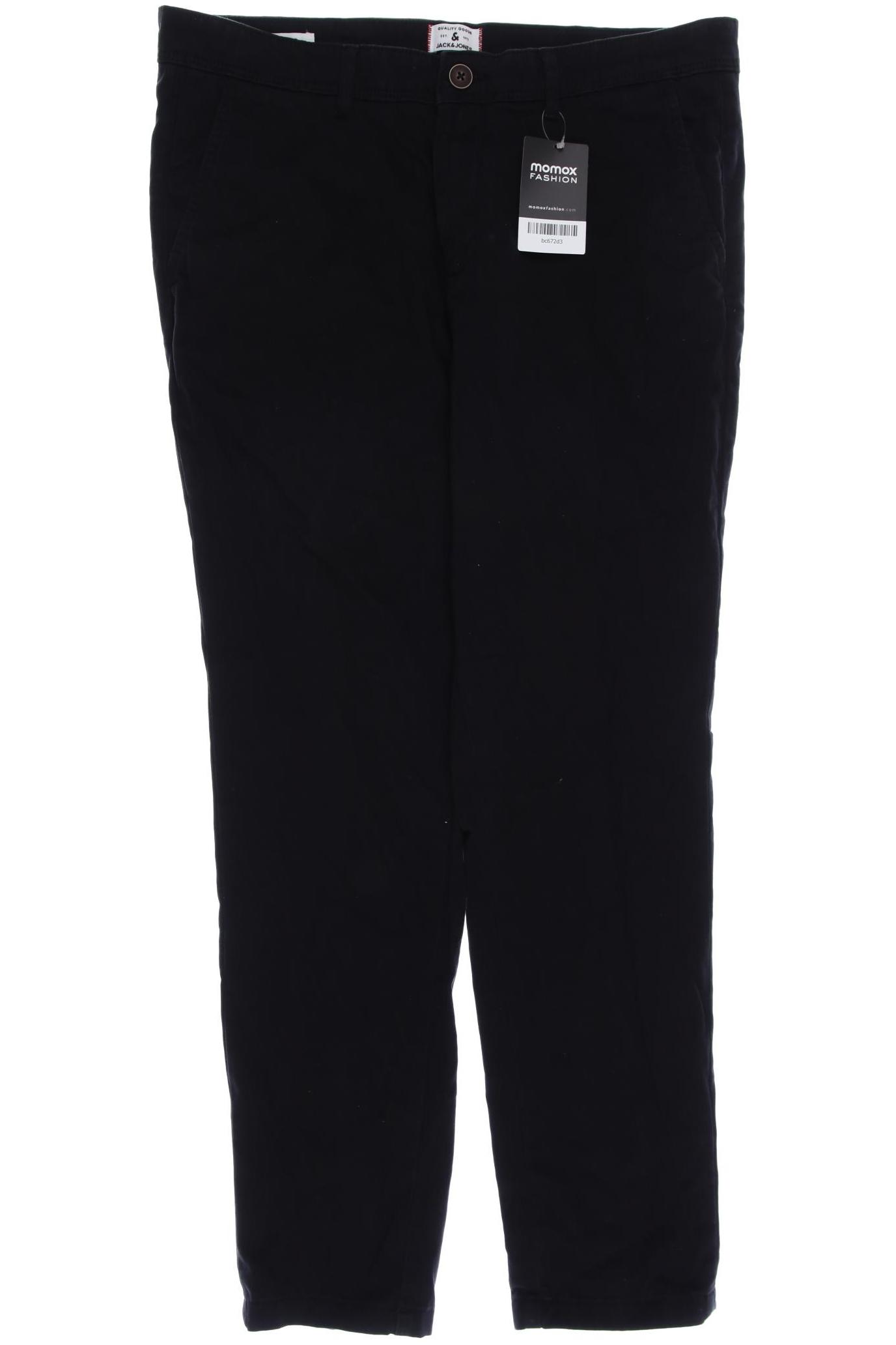 

JACK & JONES Herren Stoffhose, schwarz