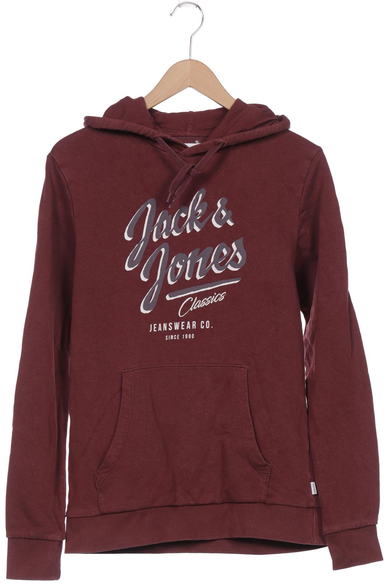

Jack & Jones Herren Kapuzenpullover, bordeaux, Gr. 46