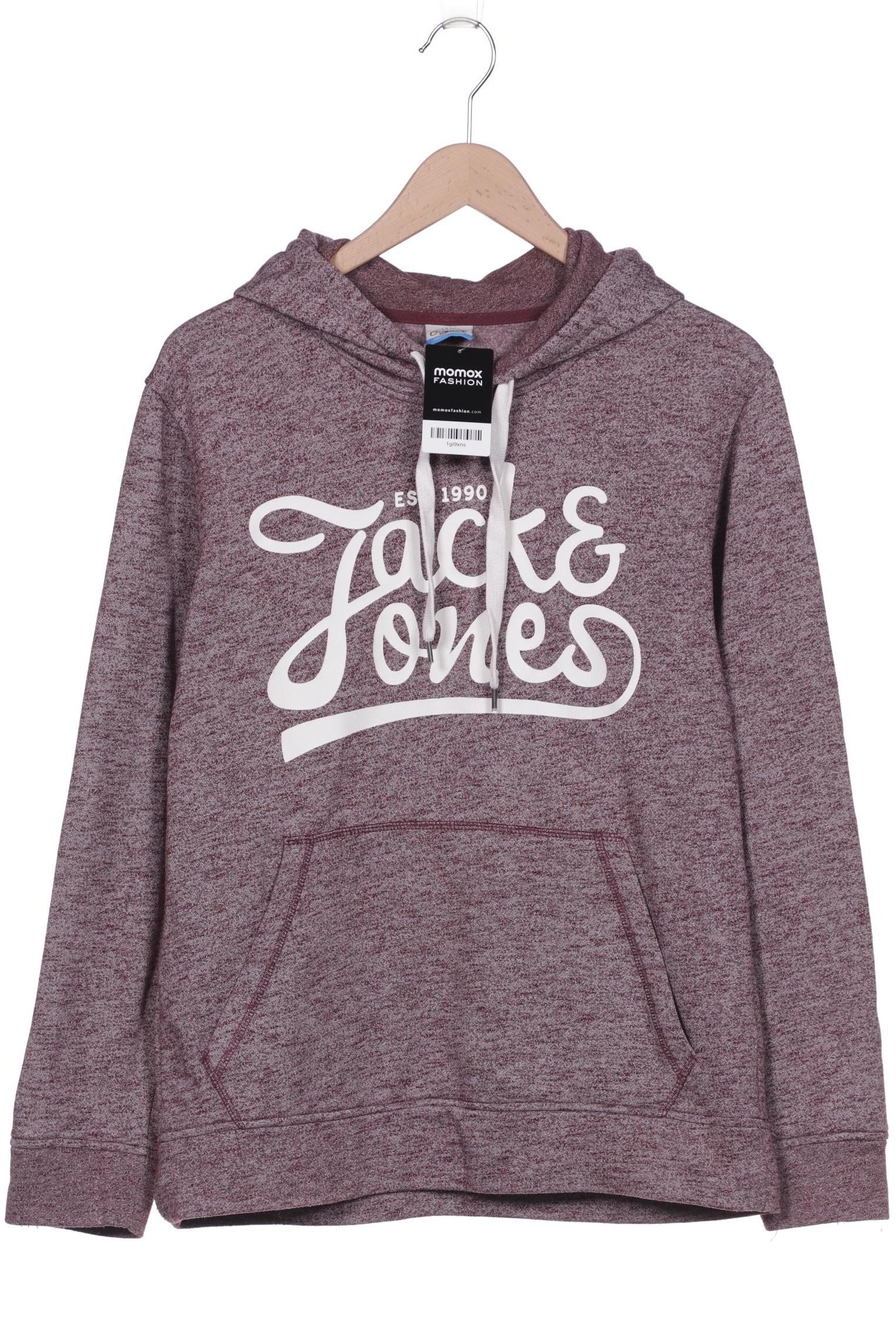 

Jack & Jones Herren Kapuzenpullover, bordeaux, Gr. 52