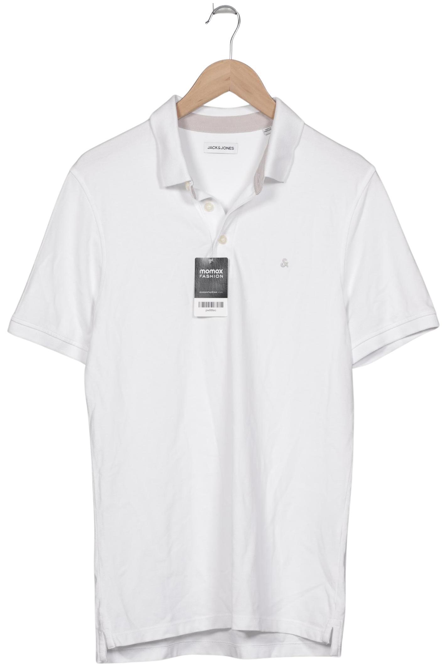 

Jack & Jones Herren Poloshirt, weiß, Gr. 52