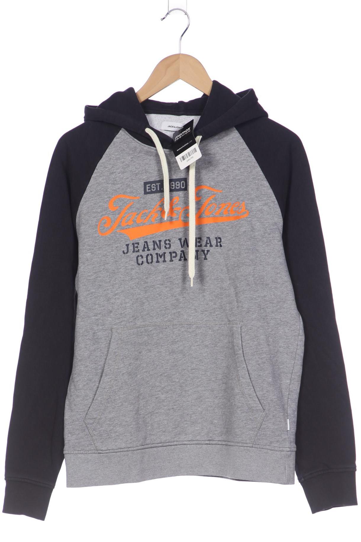 

Jack & Jones Herren Kapuzenpullover, grau, Gr. 48
