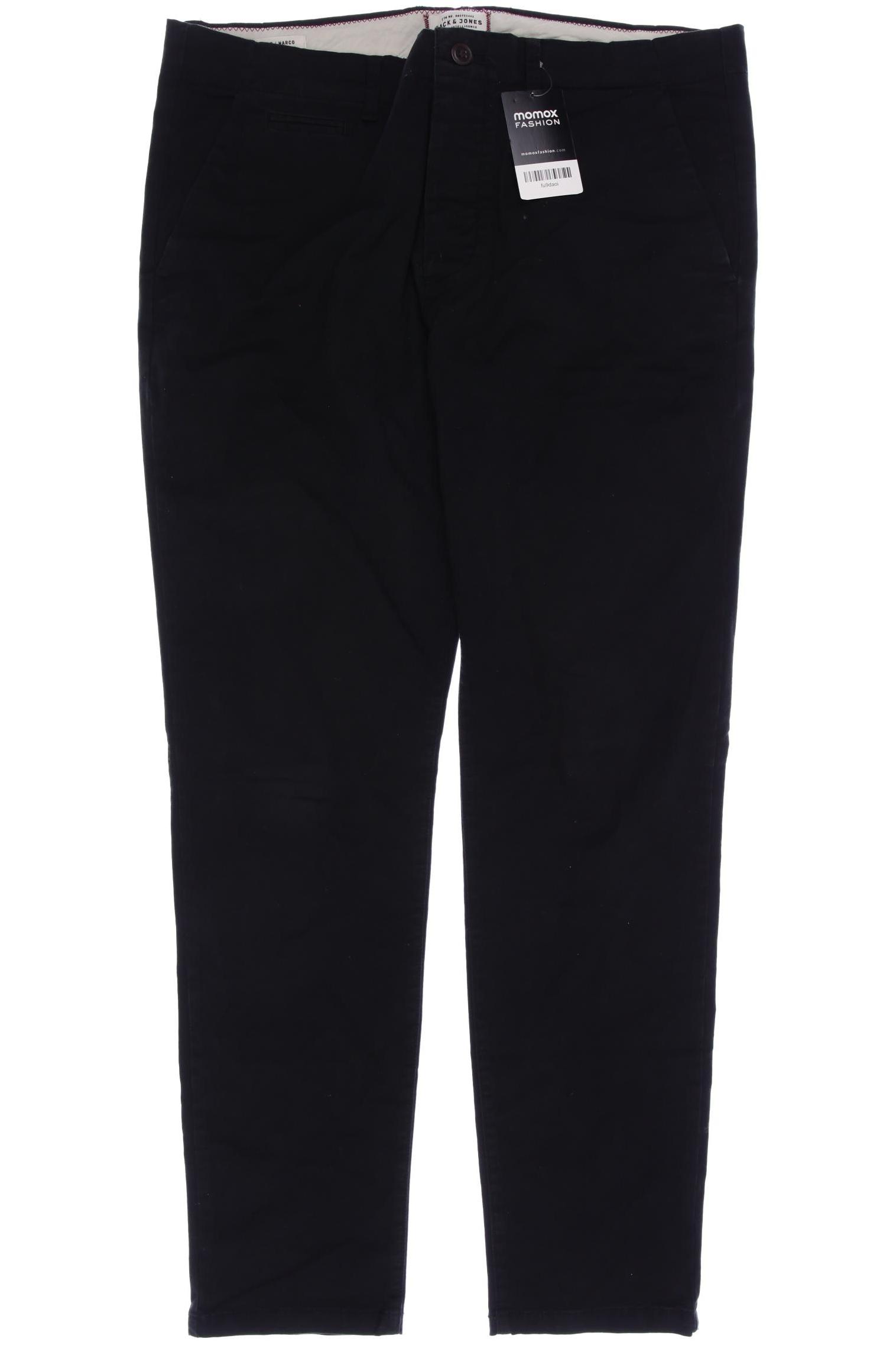 

JACK & JONES Herren Stoffhose, schwarz