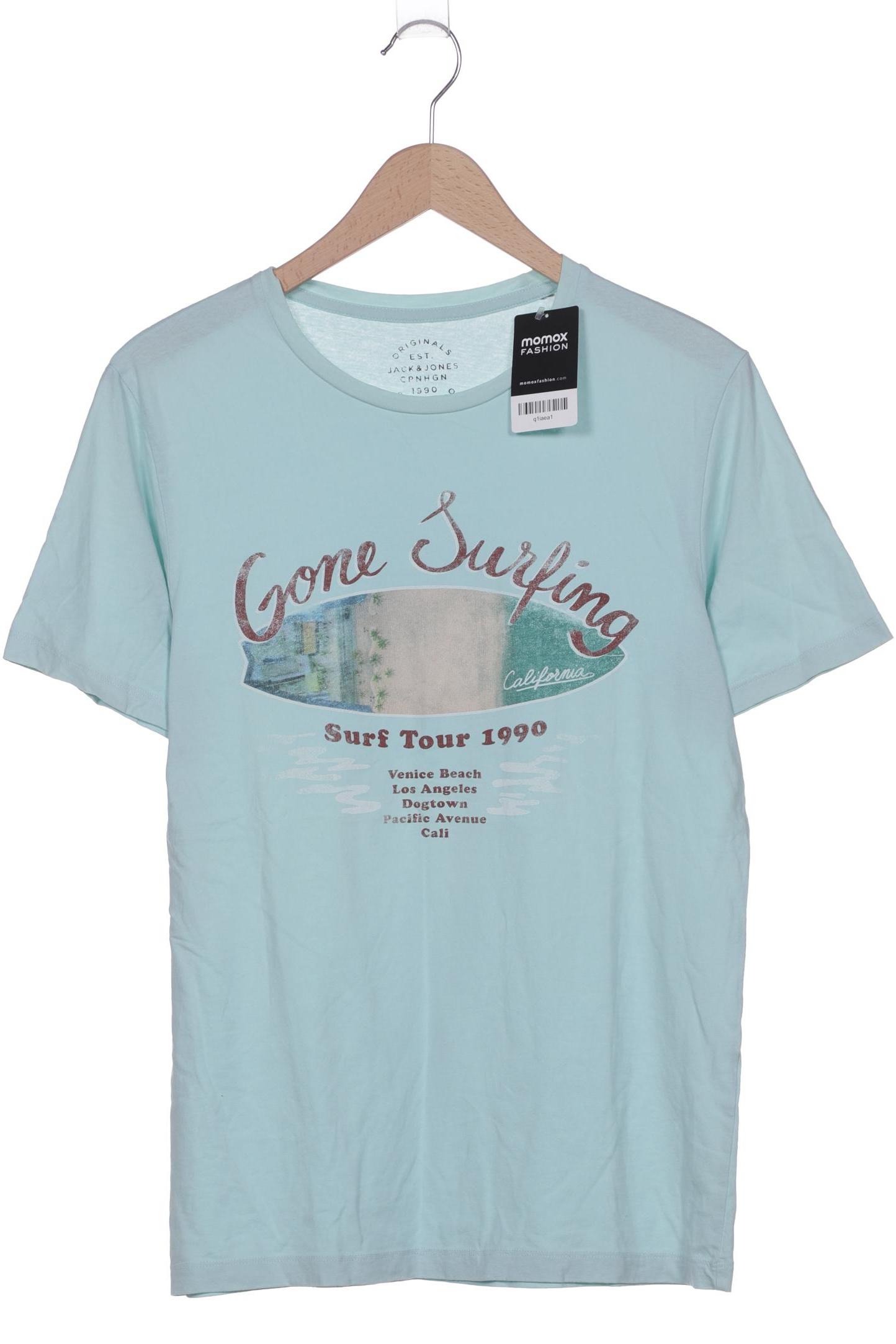 

Jack & Jones Herren T-Shirt, türkis, Gr. 48