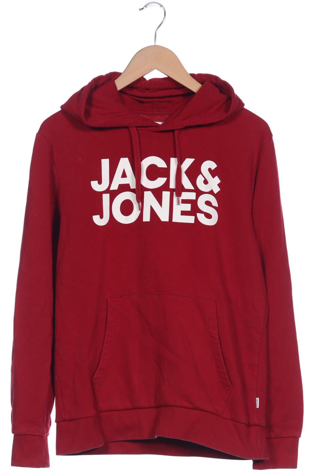 

Jack & Jones Herren Kapuzenpullover, rot, Gr. 48