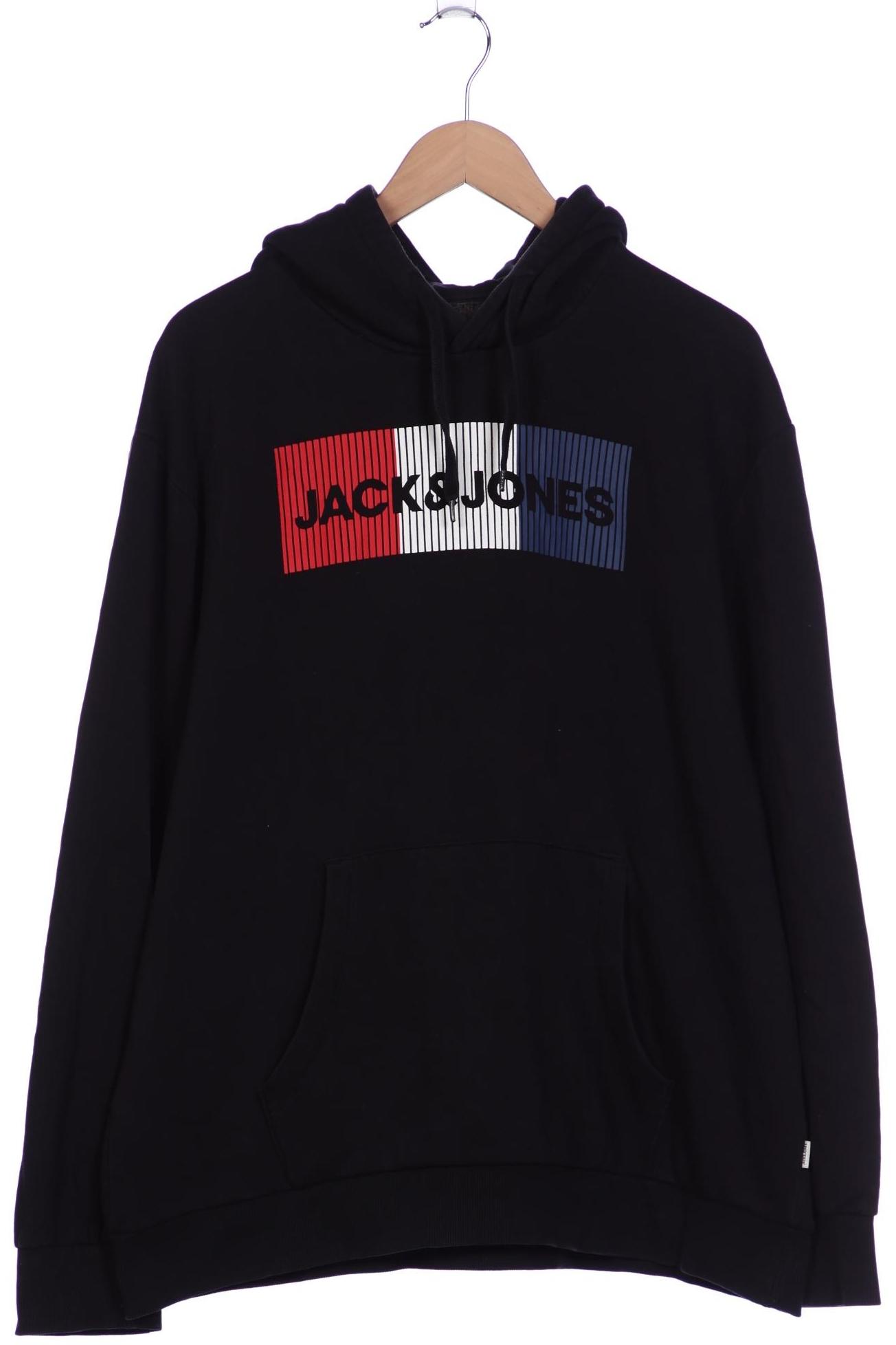 

Jack & Jones Herren Kapuzenpullover, schwarz, Gr. 58