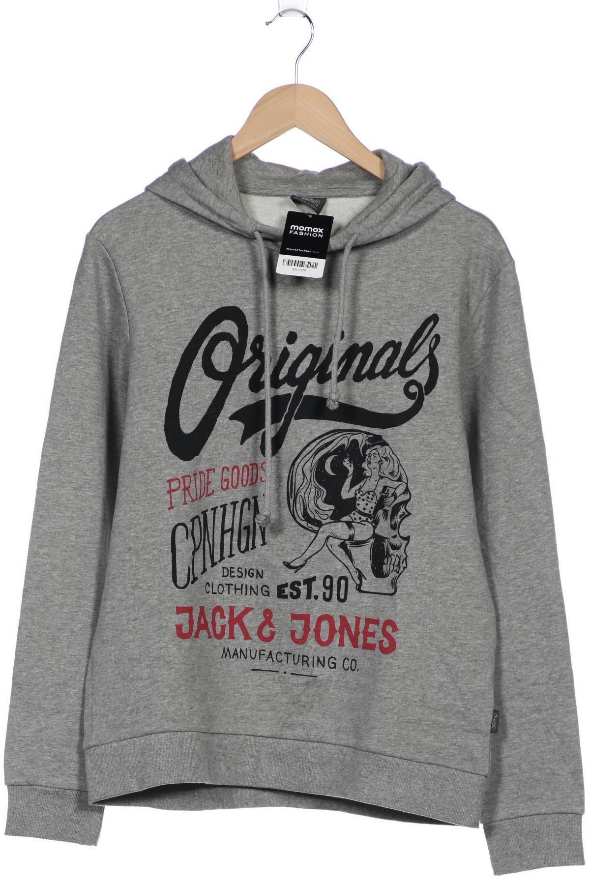 

JACK & JONES Herren Kapuzenpullover, grau