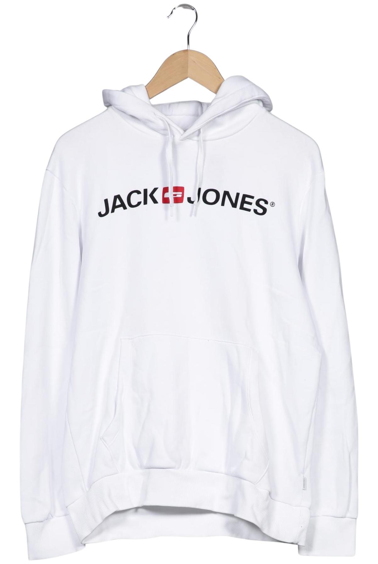 Thumbnail - Jack &amp; Jones Herren Kapuzenpullover, weiß, Gr. 48