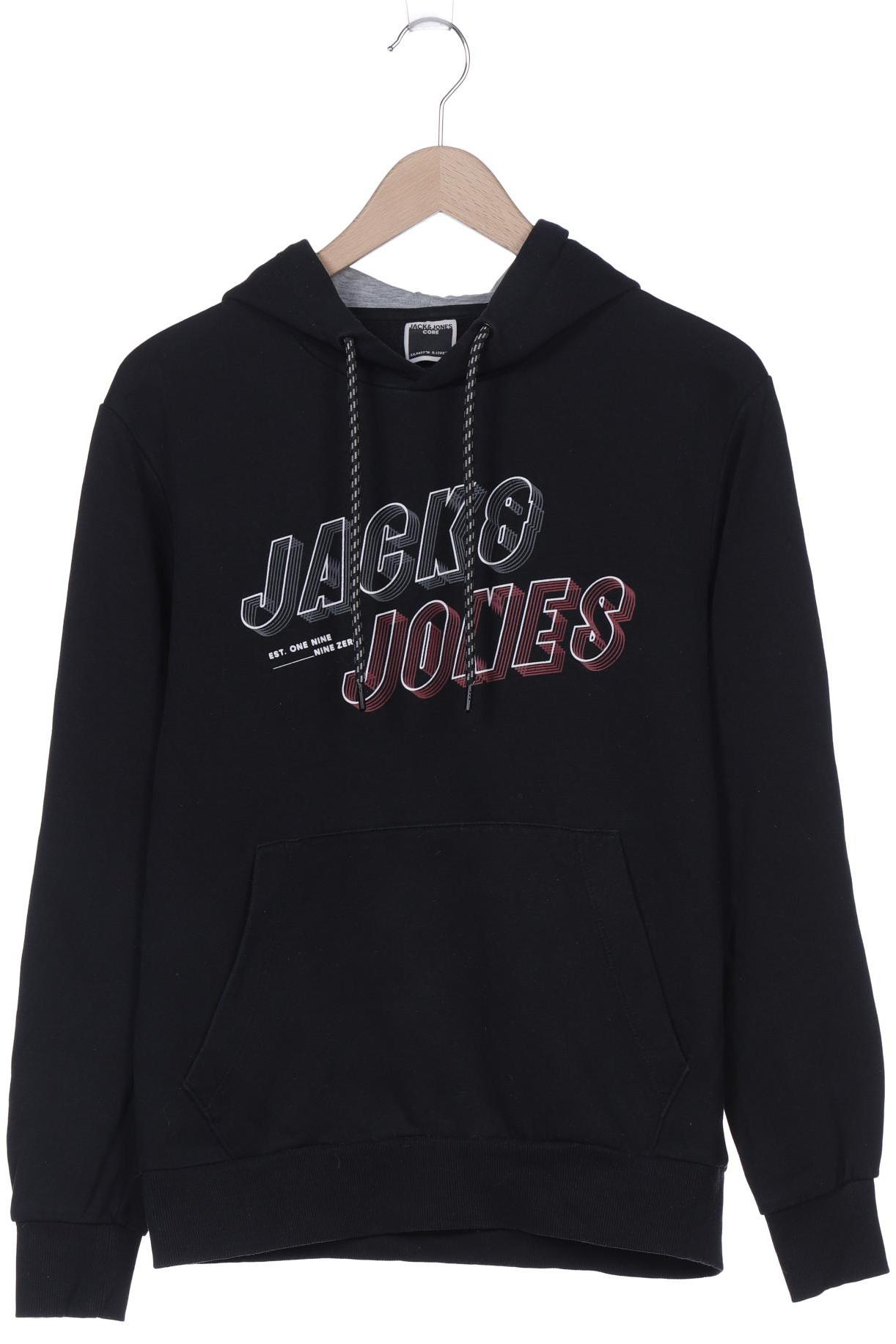 

Jack & Jones Herren Kapuzenpullover, schwarz, Gr. 48