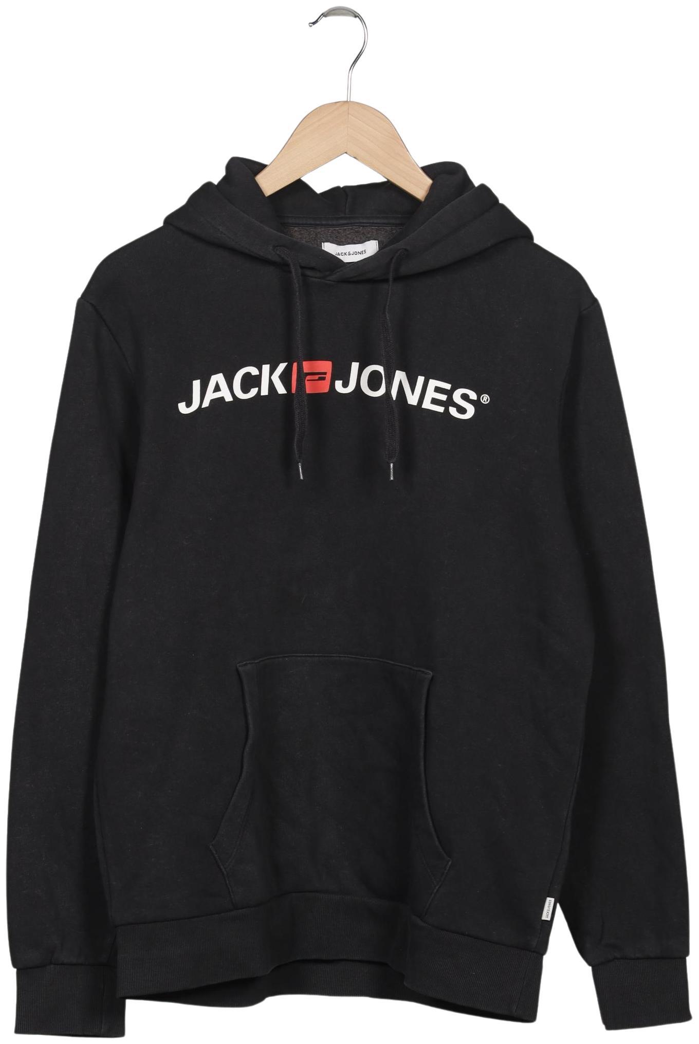 

Jack & Jones Herren Kapuzenpullover, schwarz, Gr. 52