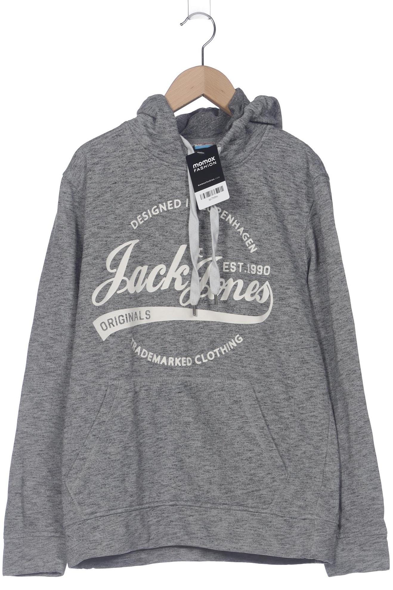 

Jack & Jones Herren Kapuzenpullover, grau, Gr. 48