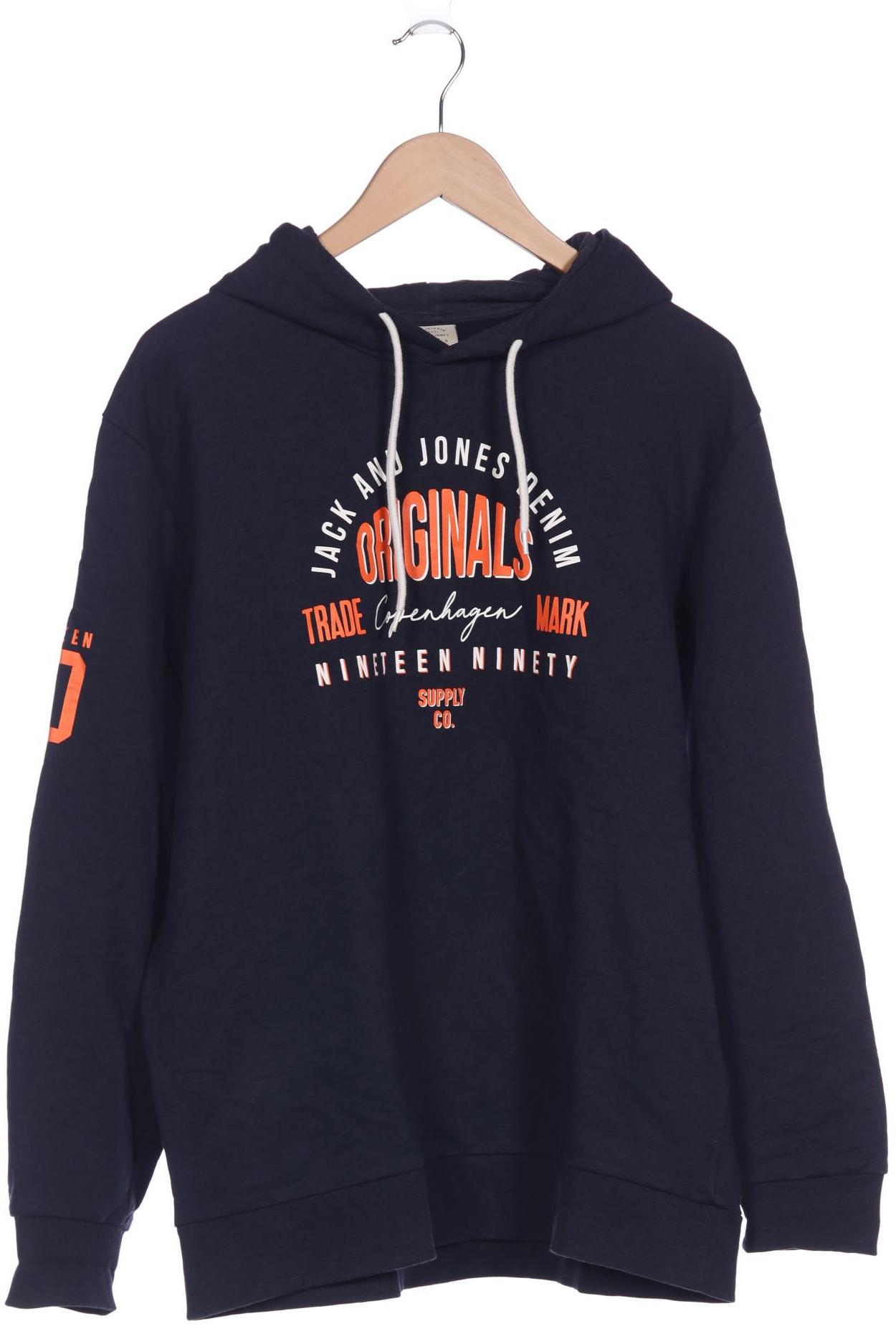 

Jack & Jones Herren Kapuzenpullover, marineblau, Gr. 56