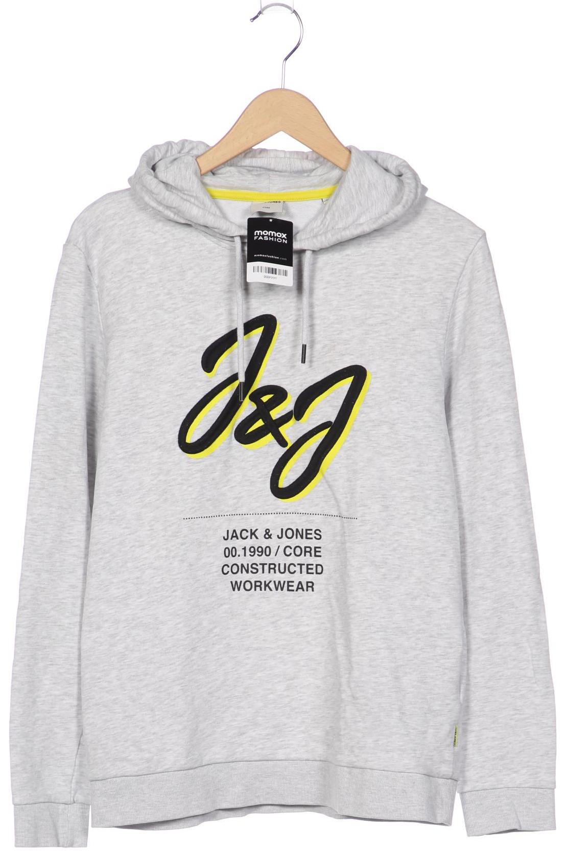 

Jack & Jones Herren Kapuzenpullover, grau, Gr. 48