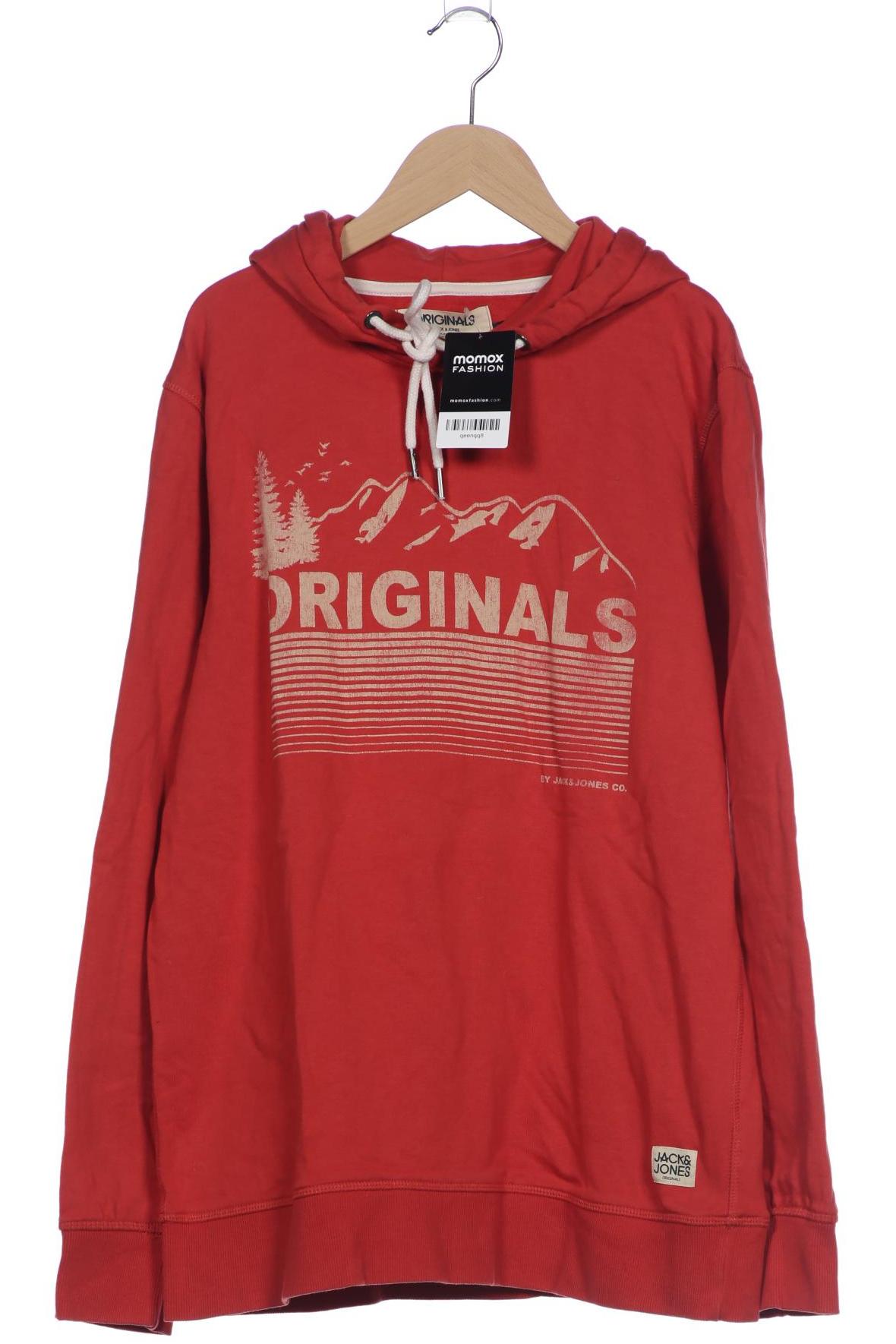

Jack & Jones Herren Kapuzenpullover, rot, Gr. 52
